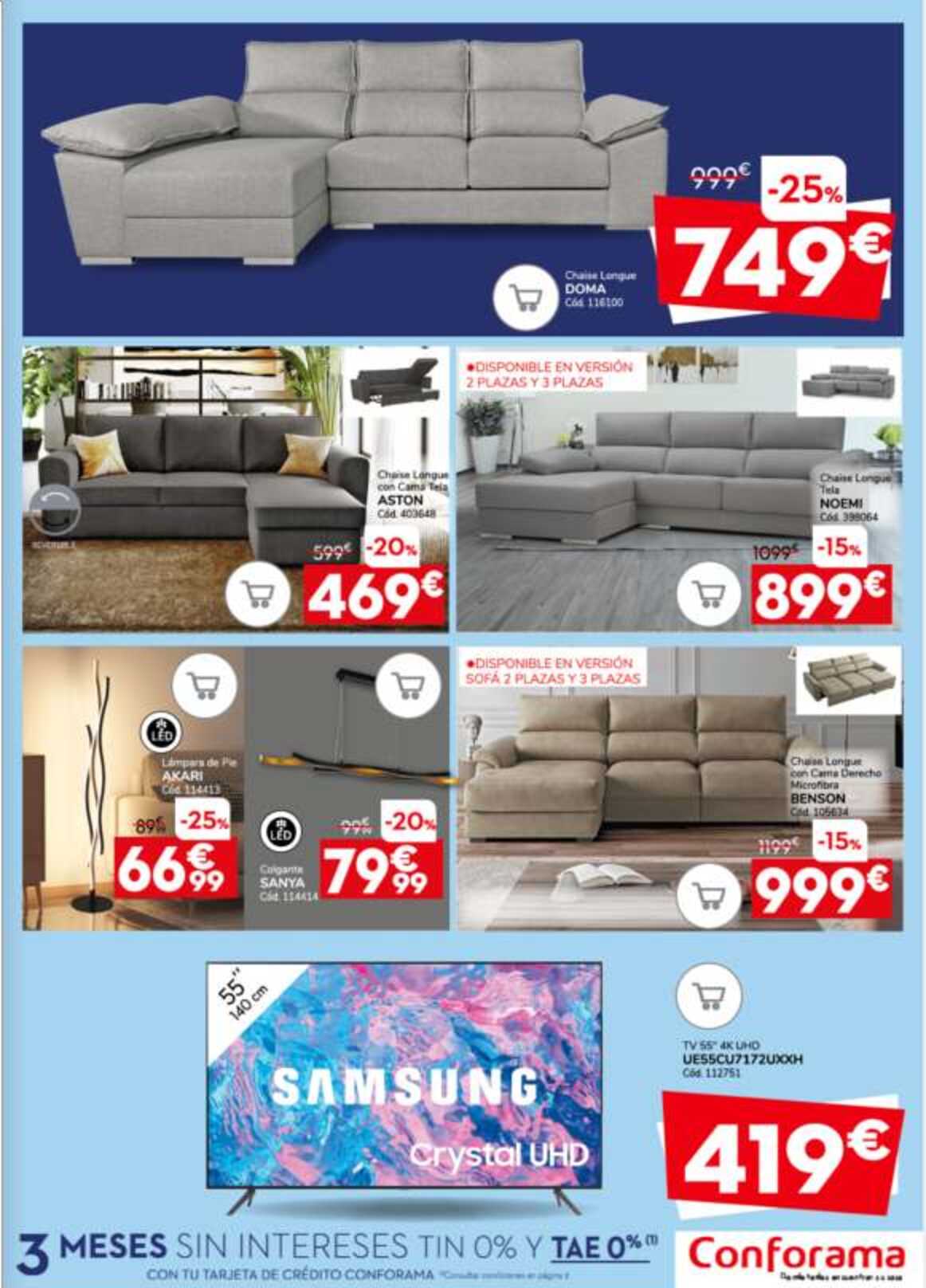 Ofertas colchones Conforama. Página 11