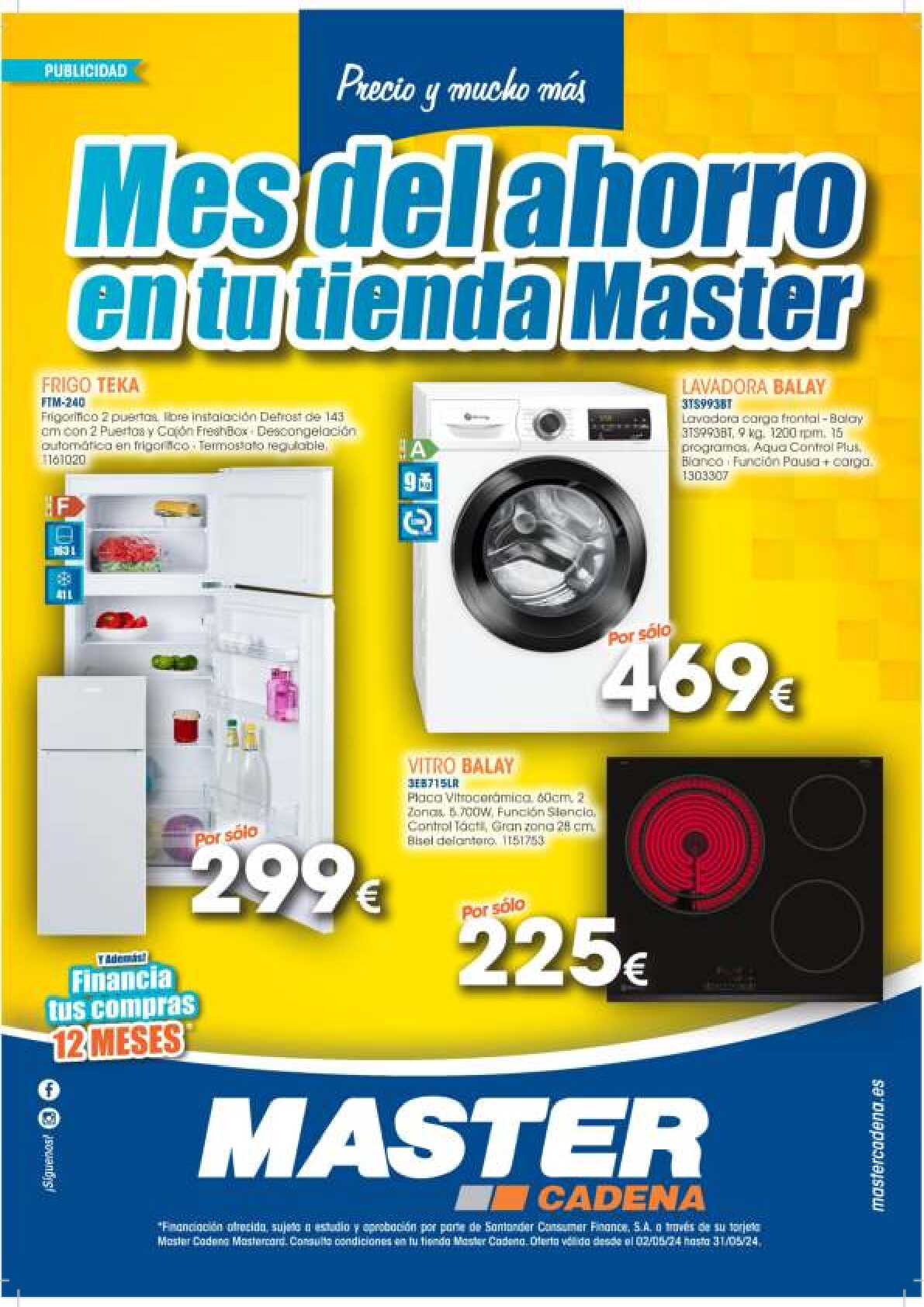 Ofertas de mayo Master Cadena. Página 01