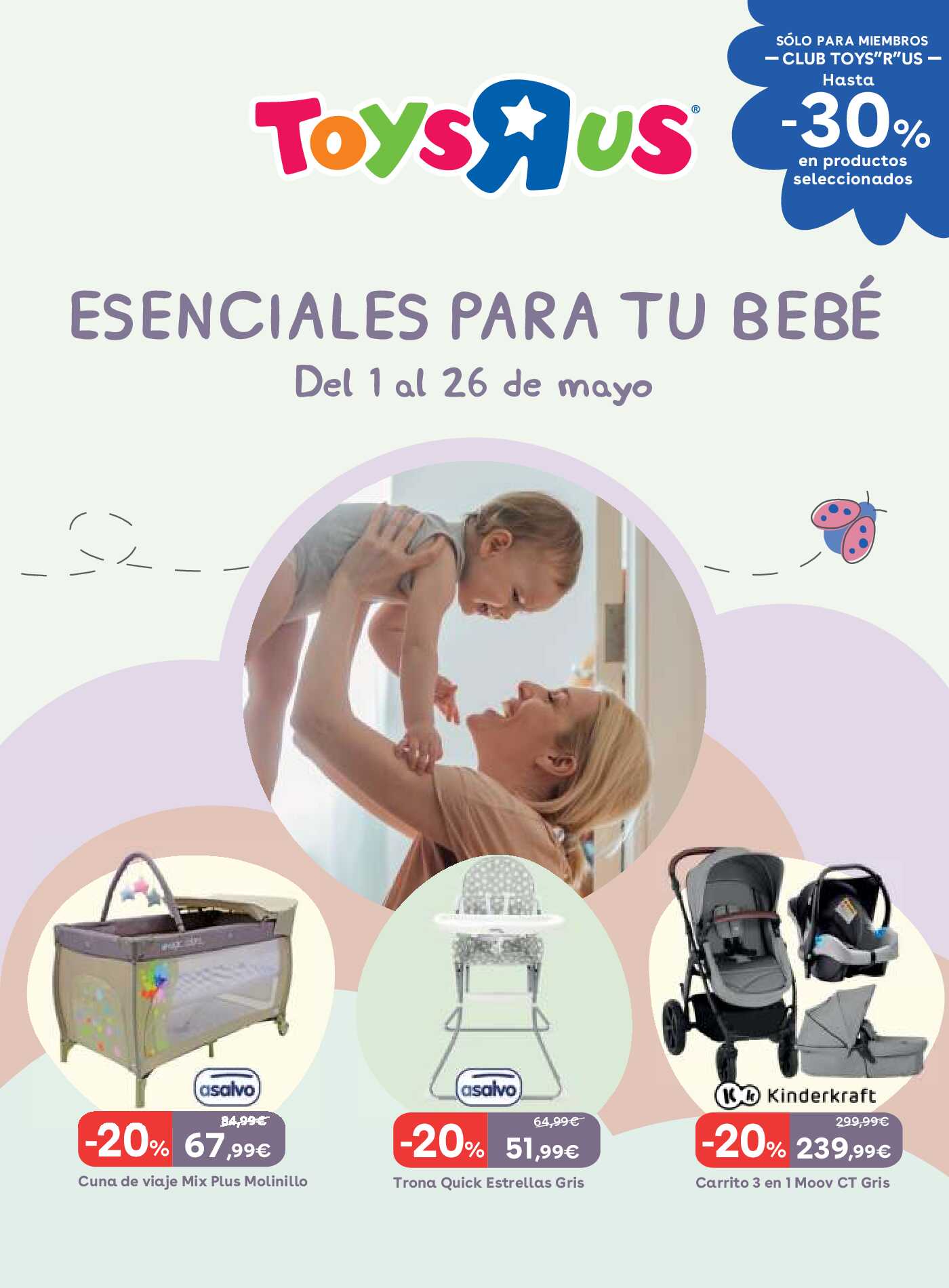 Esenciales para tu bebé Toys R Us. Página 01