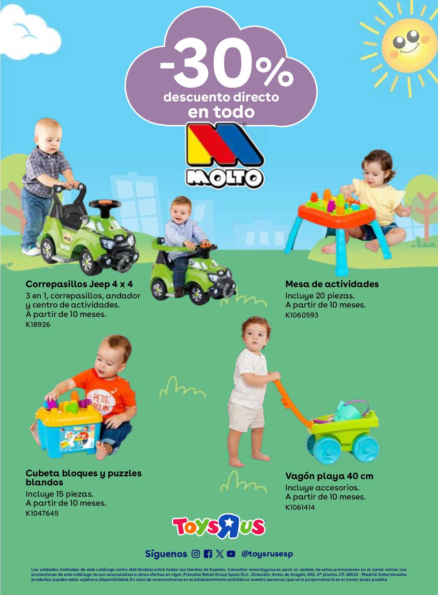 Esenciales para tu bebé Toys R Us. Página 07