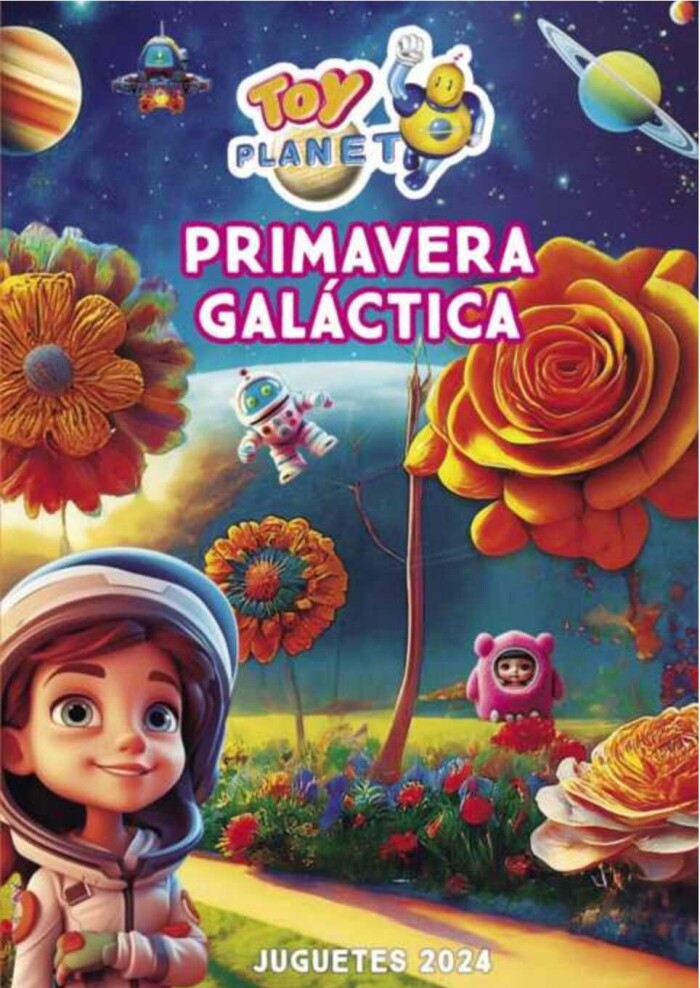Primavera galáctica Toy Planet. Página de portada