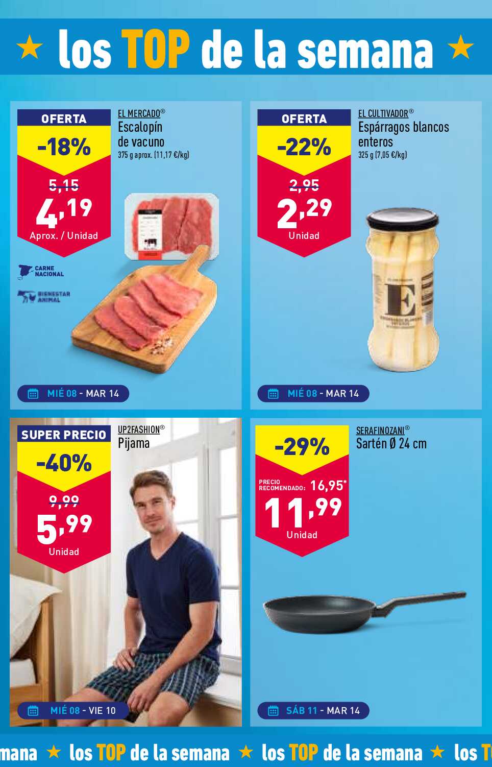 Folleto semanal Aldi. Página 03