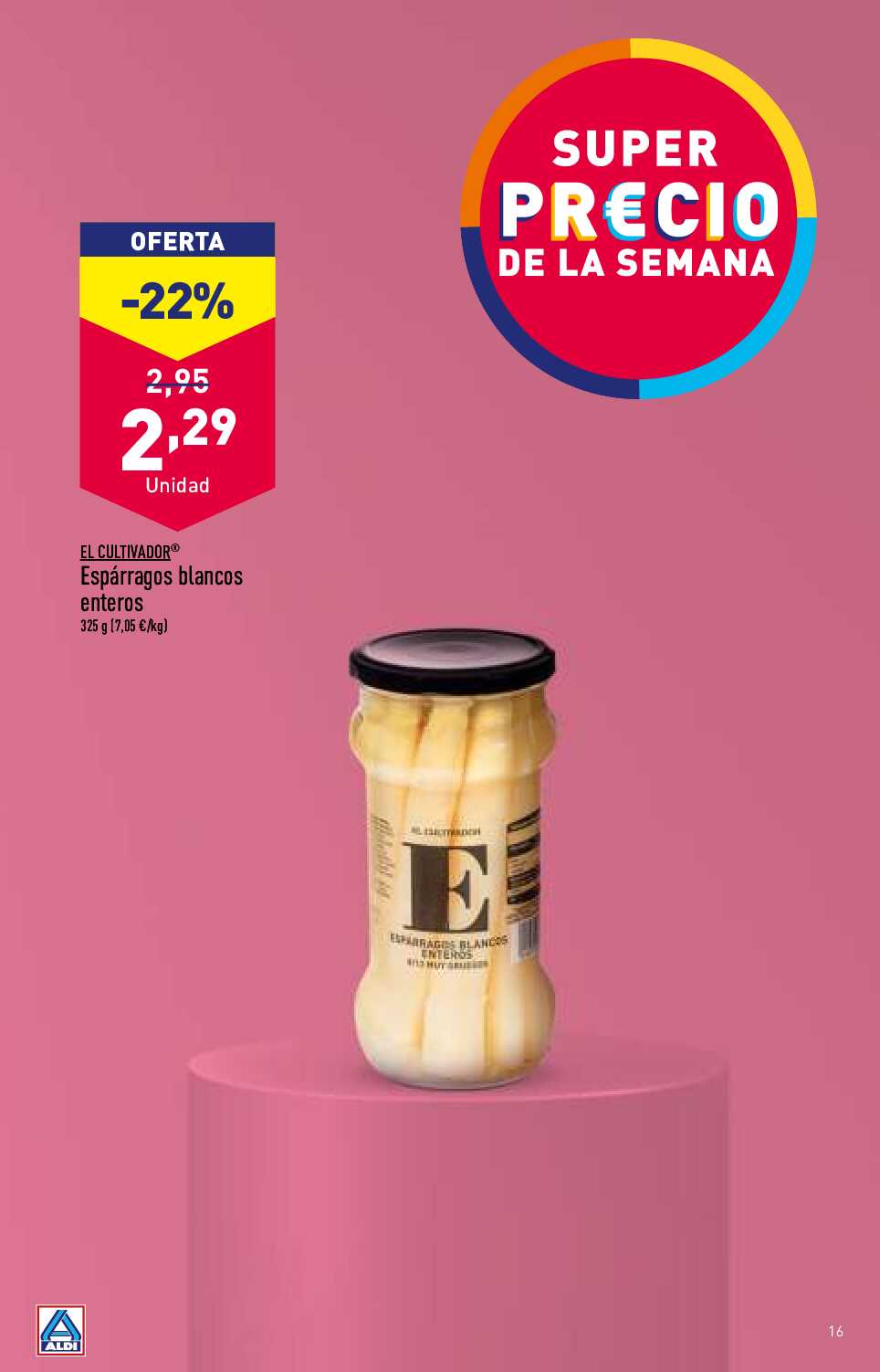 Folleto semanal Aldi. Página 16