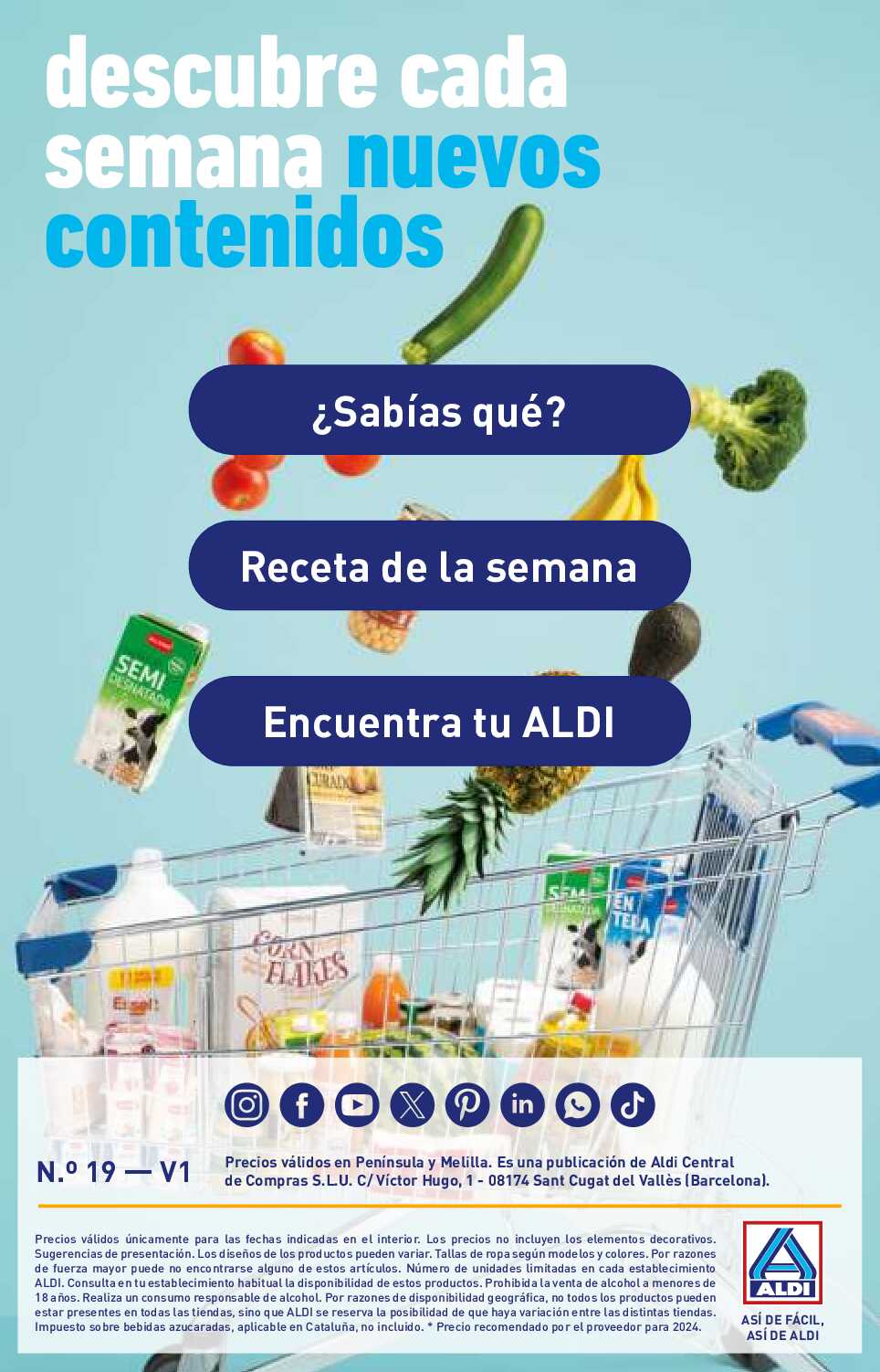 Folleto semanal Aldi. Página 30