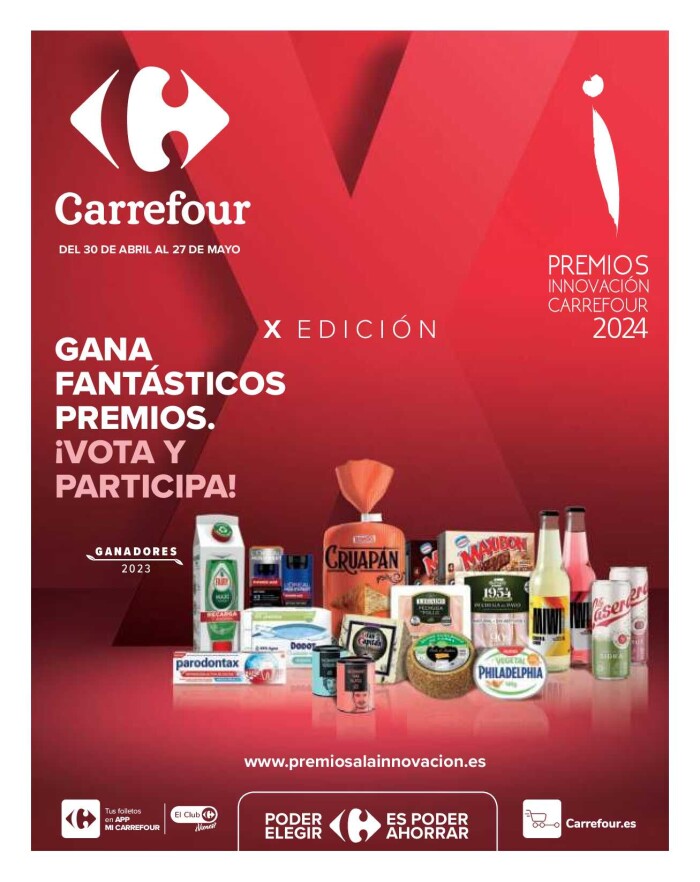 Innovación Carrefour. Página de portada