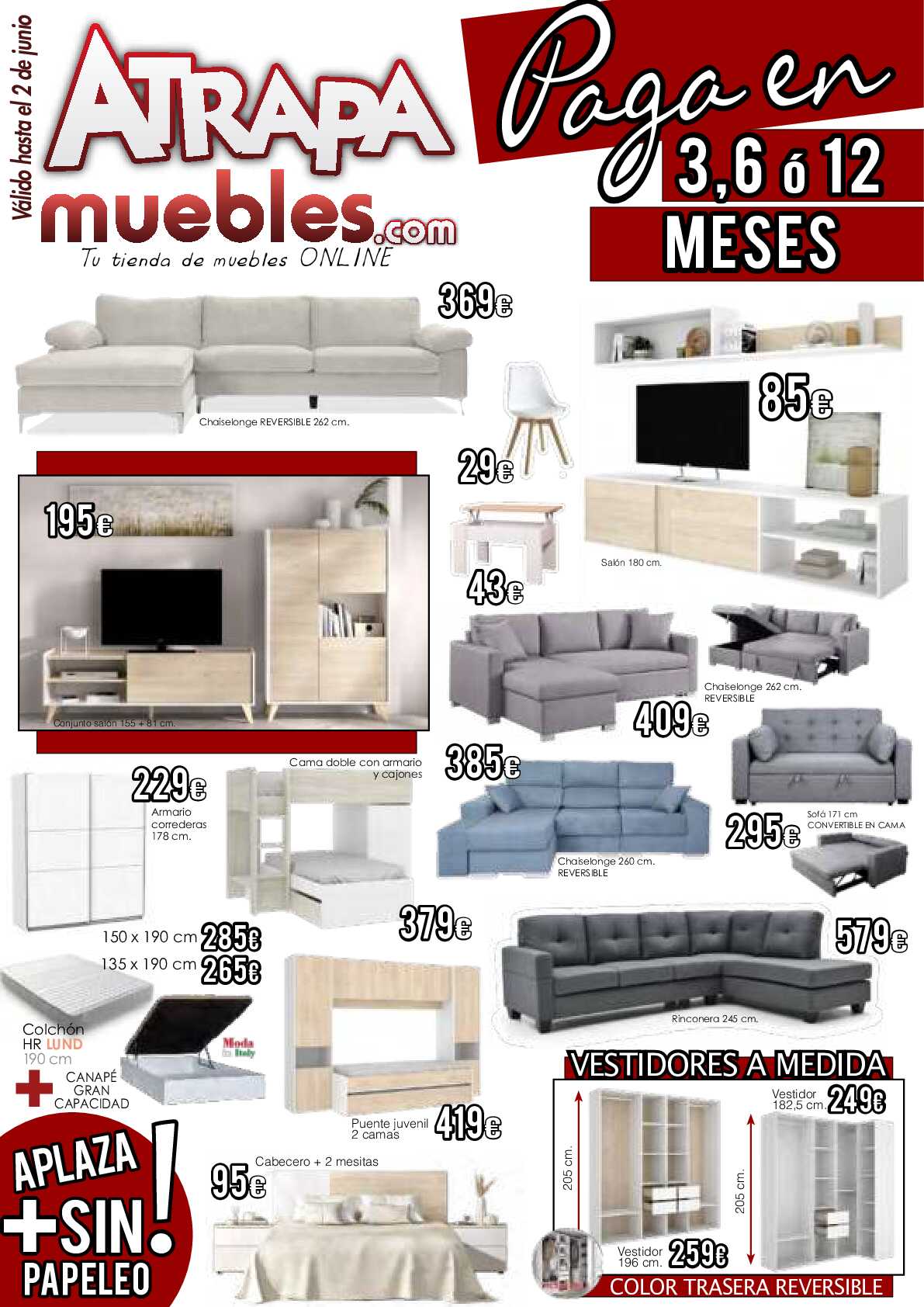 Ofertas de mayo Atrapamuebles. Página 01