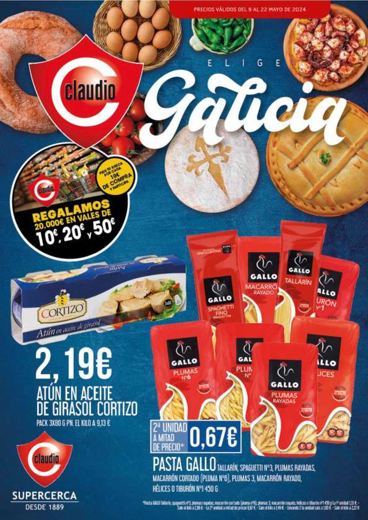 Ofertas quincenales Supermercado Claudio. Página 01
