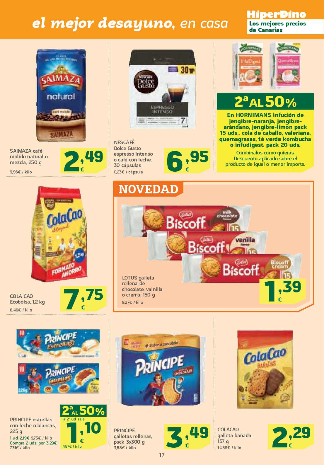 Folleto ofertas quincenal HiperDino. Página 17