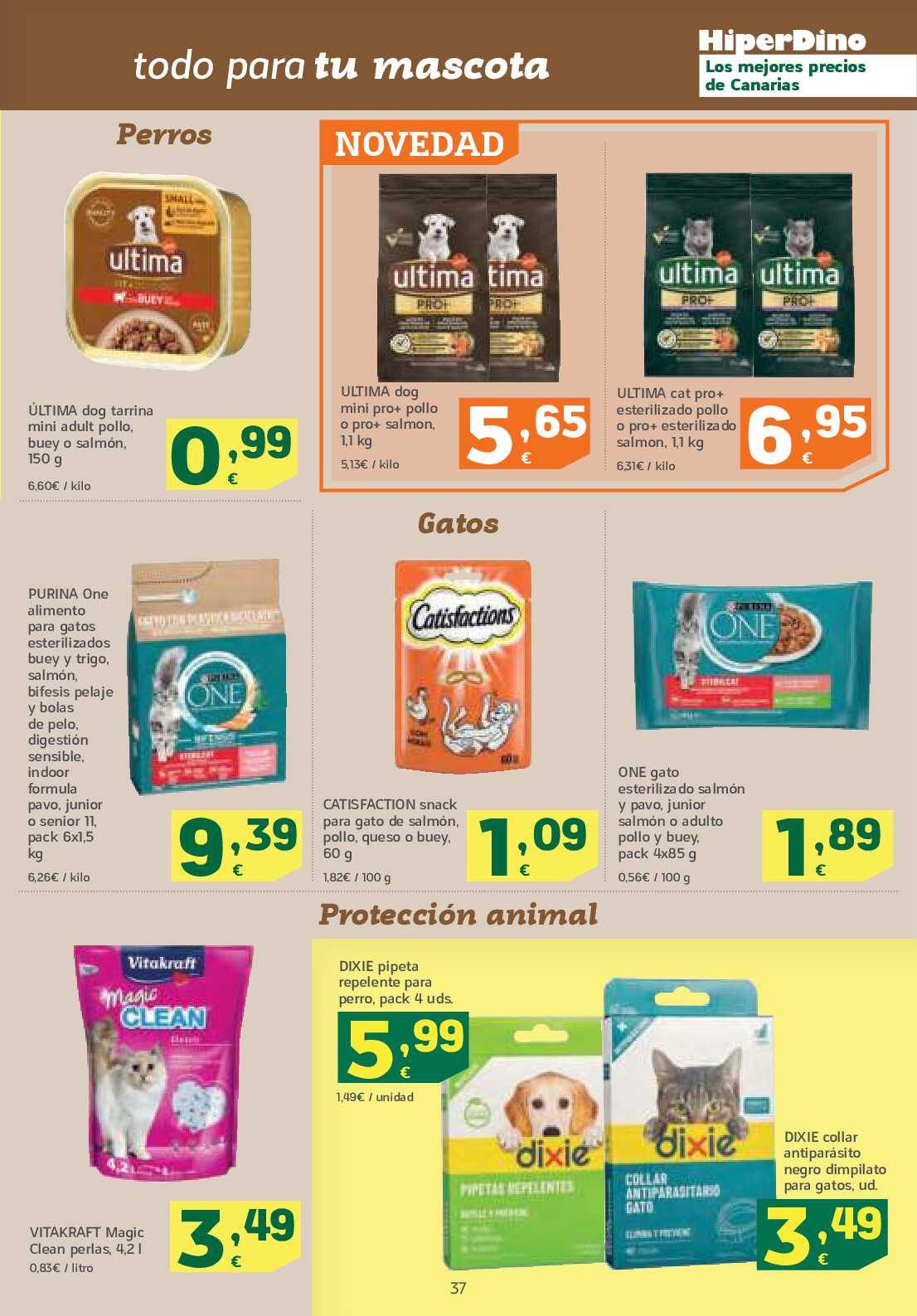 Folleto ofertas quincenal HiperDino. Página 37