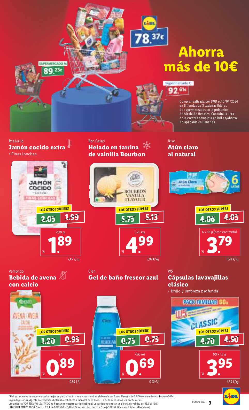 Folleto semanal Lidl. Página 03
