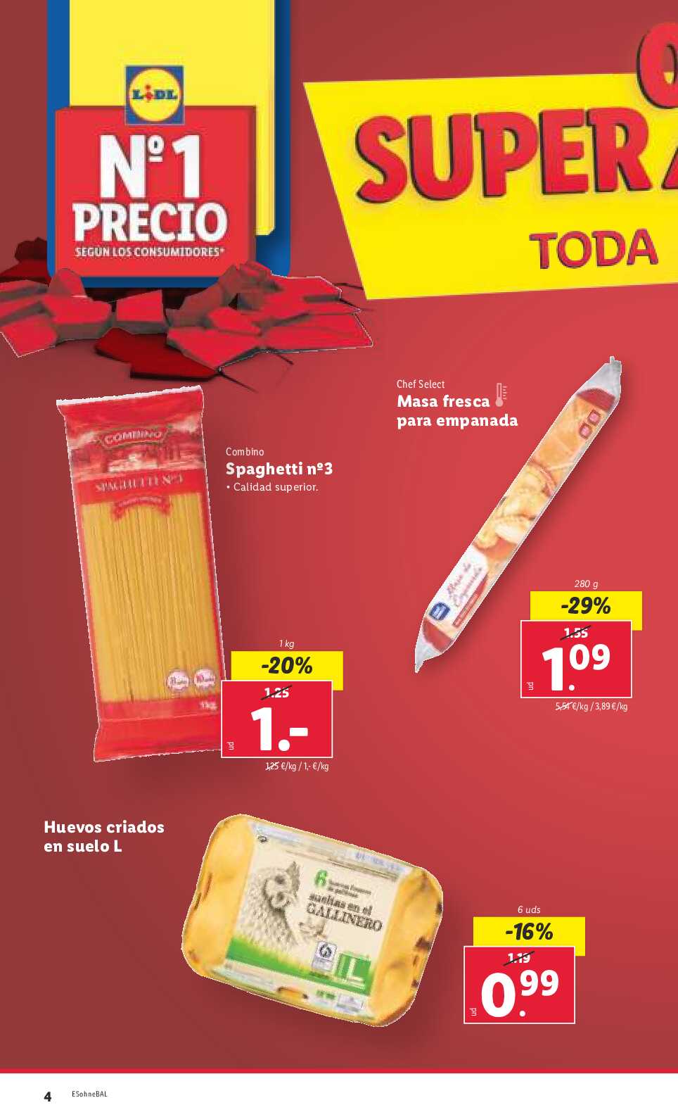 Folleto semanal Lidl. Página 04