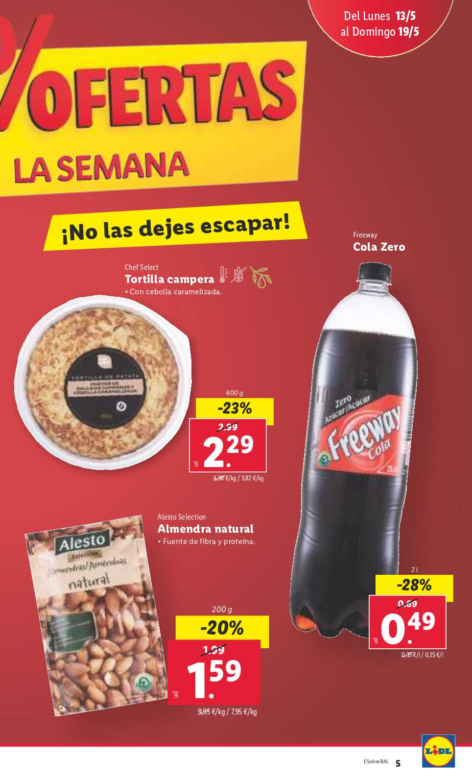 Folleto semanal Lidl. Página 05