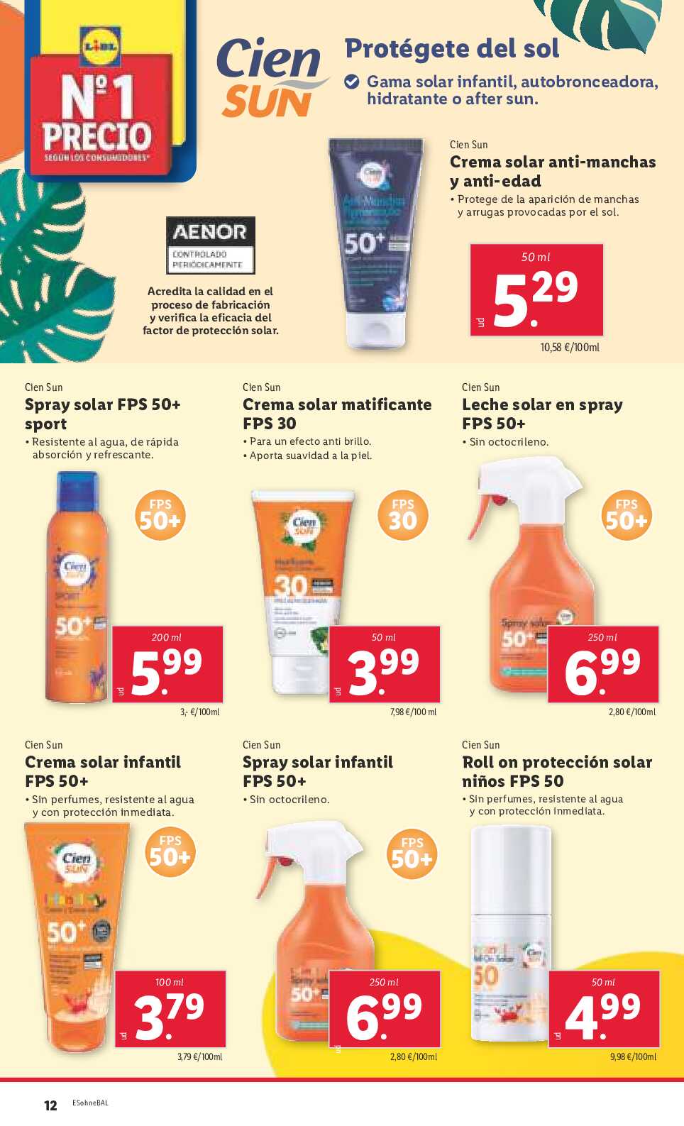 Folleto semanal Lidl. Página 12