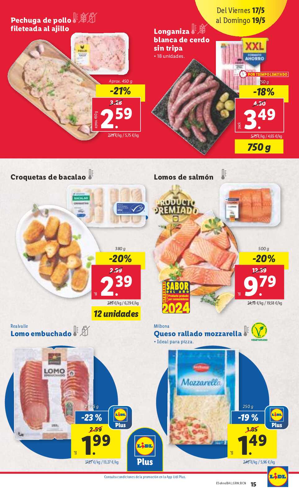 Folleto semanal Lidl. Página 15
