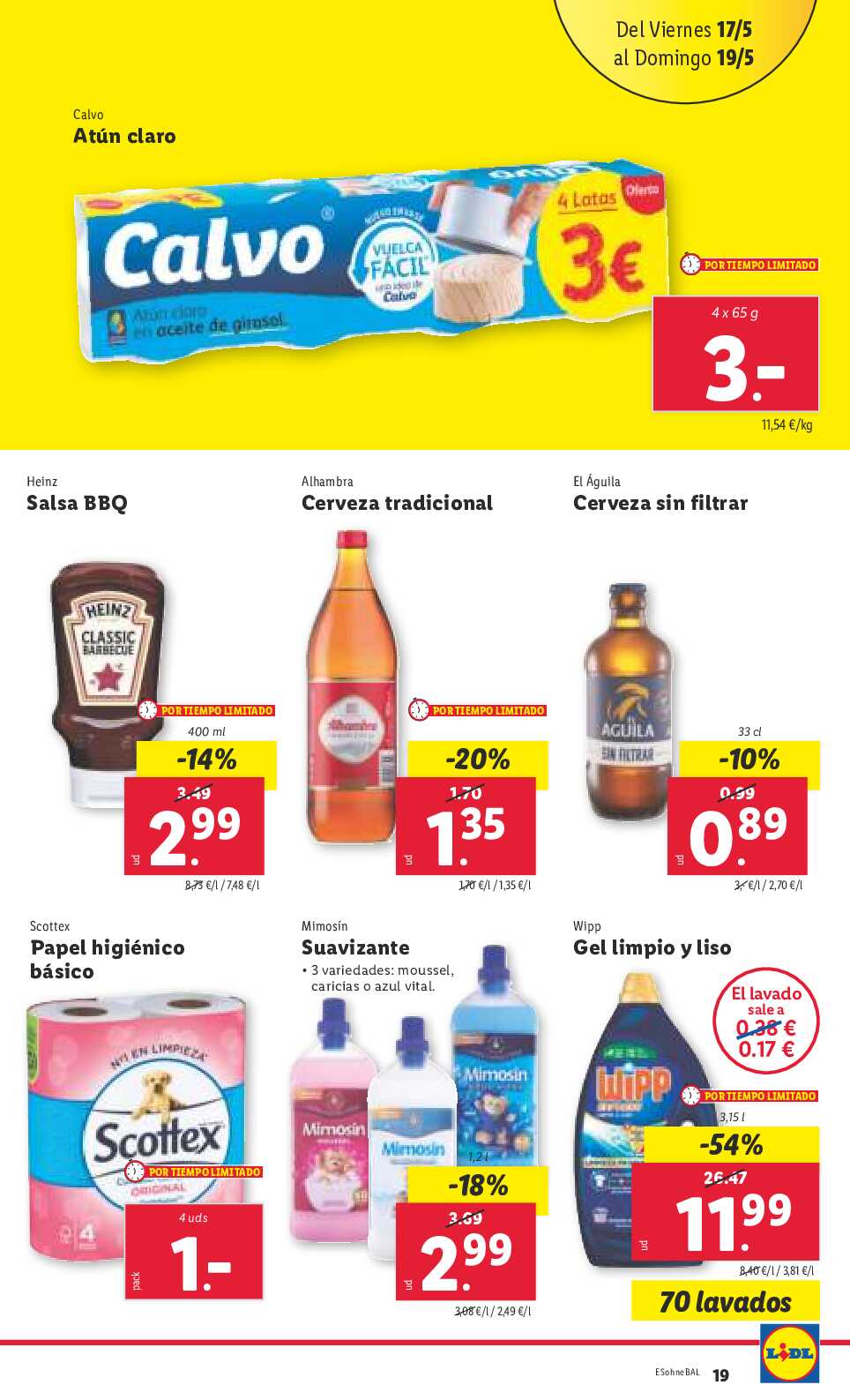 Folleto semanal Lidl. Página 19
