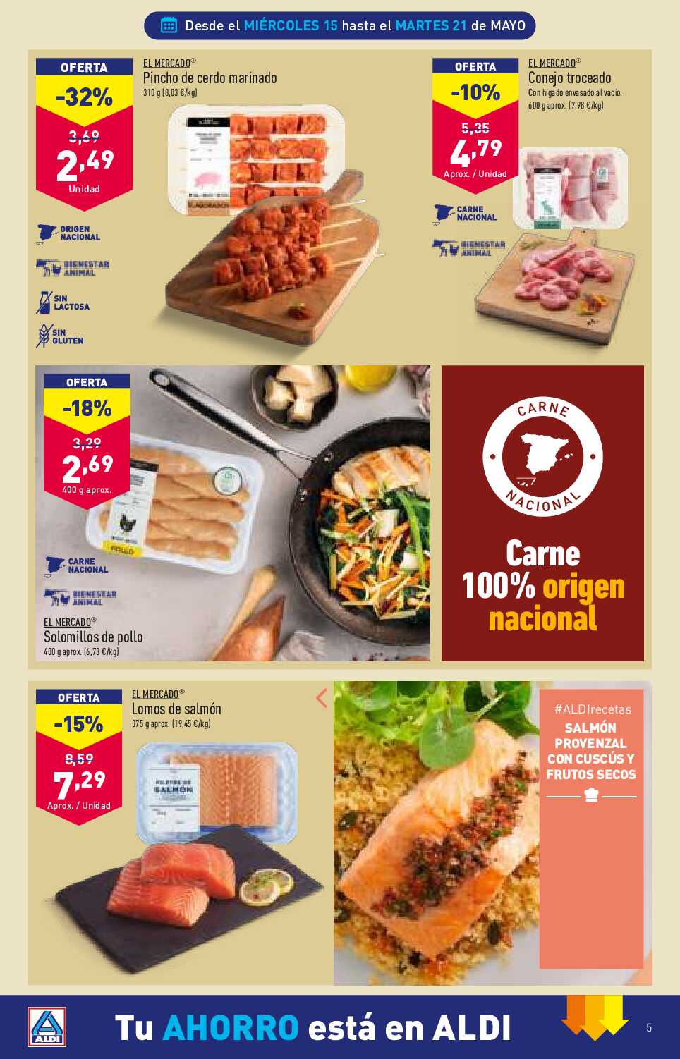Ofertas semanales Aldi. Página 05