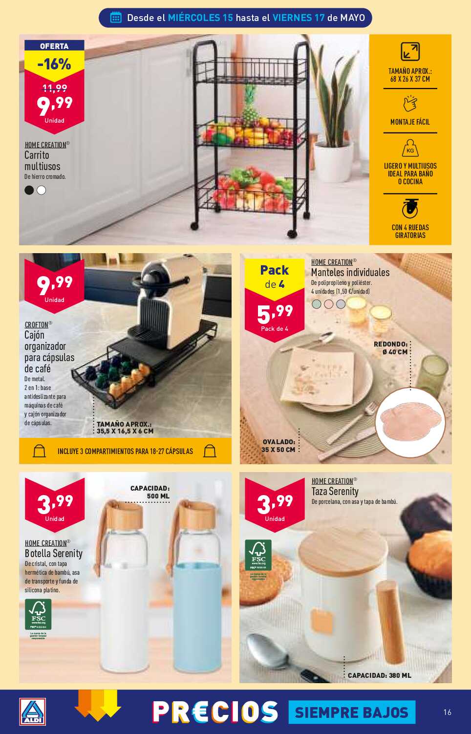 Ofertas semanales Aldi. Página 16