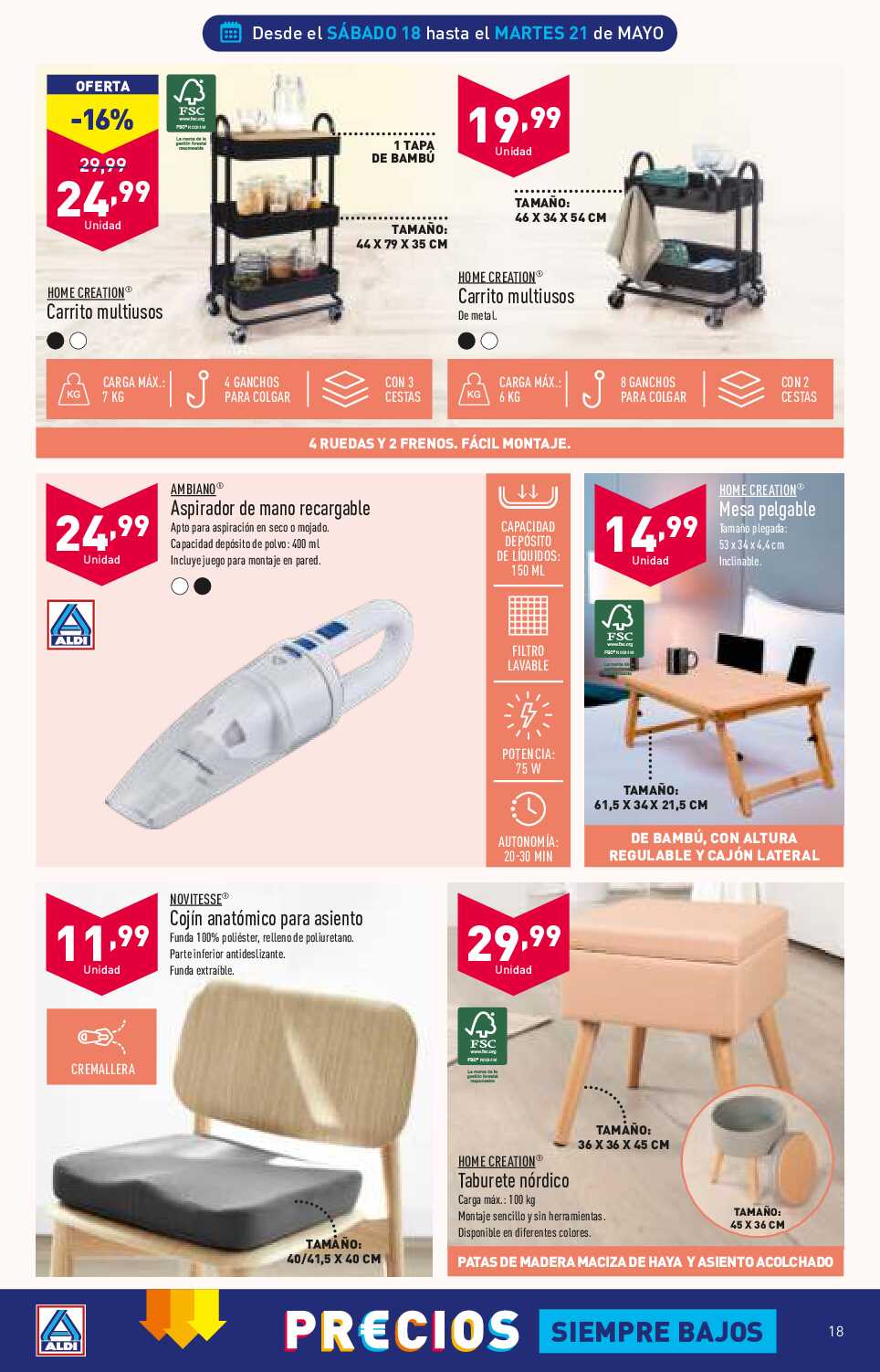 Ofertas semanales Aldi. Página 18