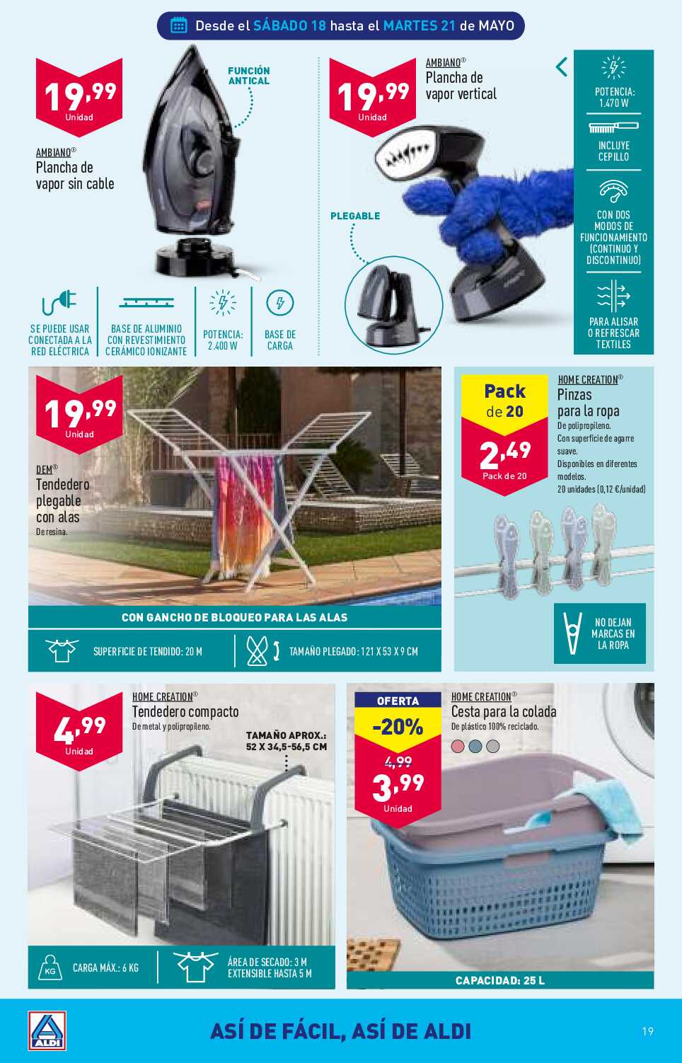 Ofertas semanales Aldi. Página 19
