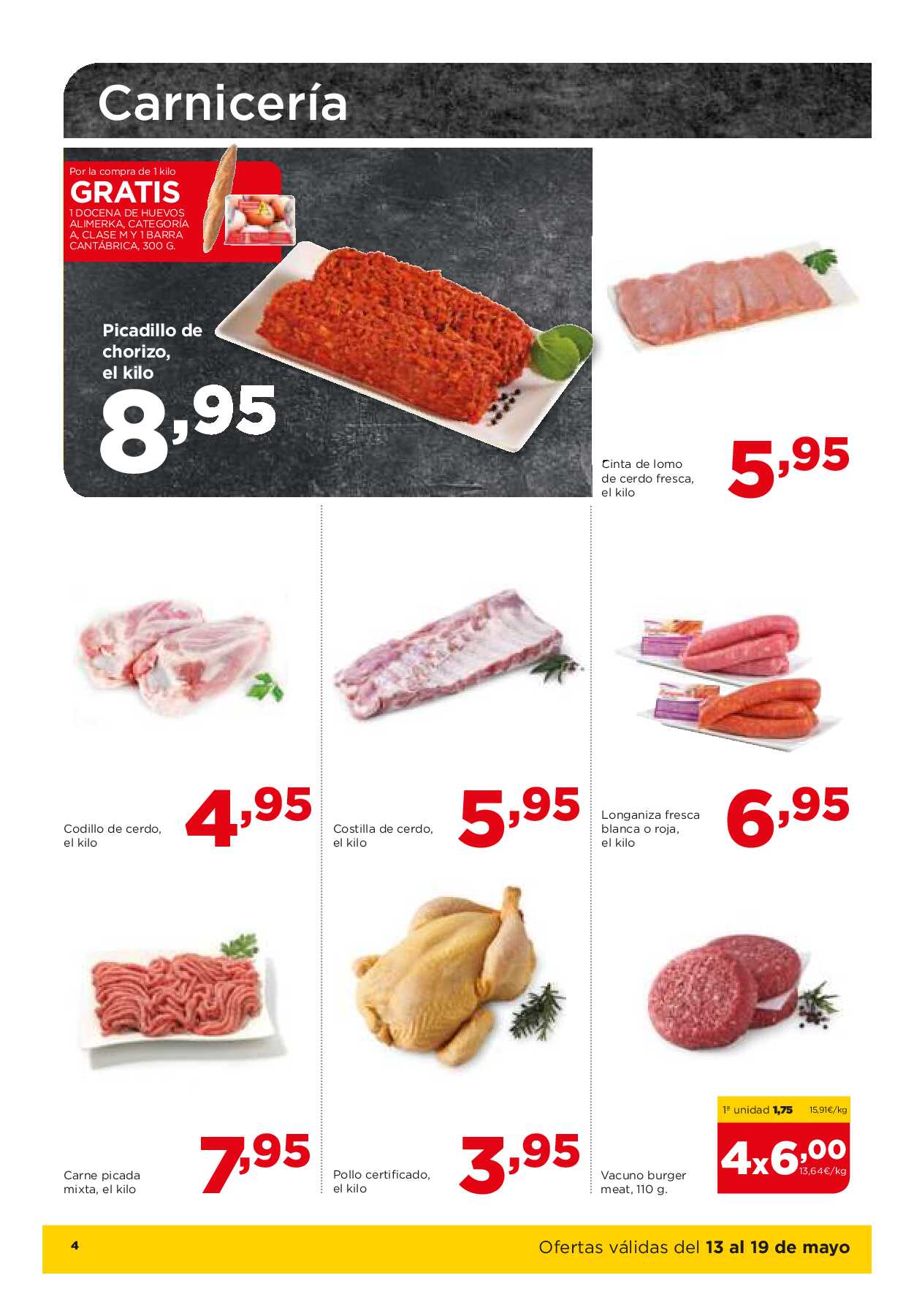 Folleto semanal Alimerka. Página 04