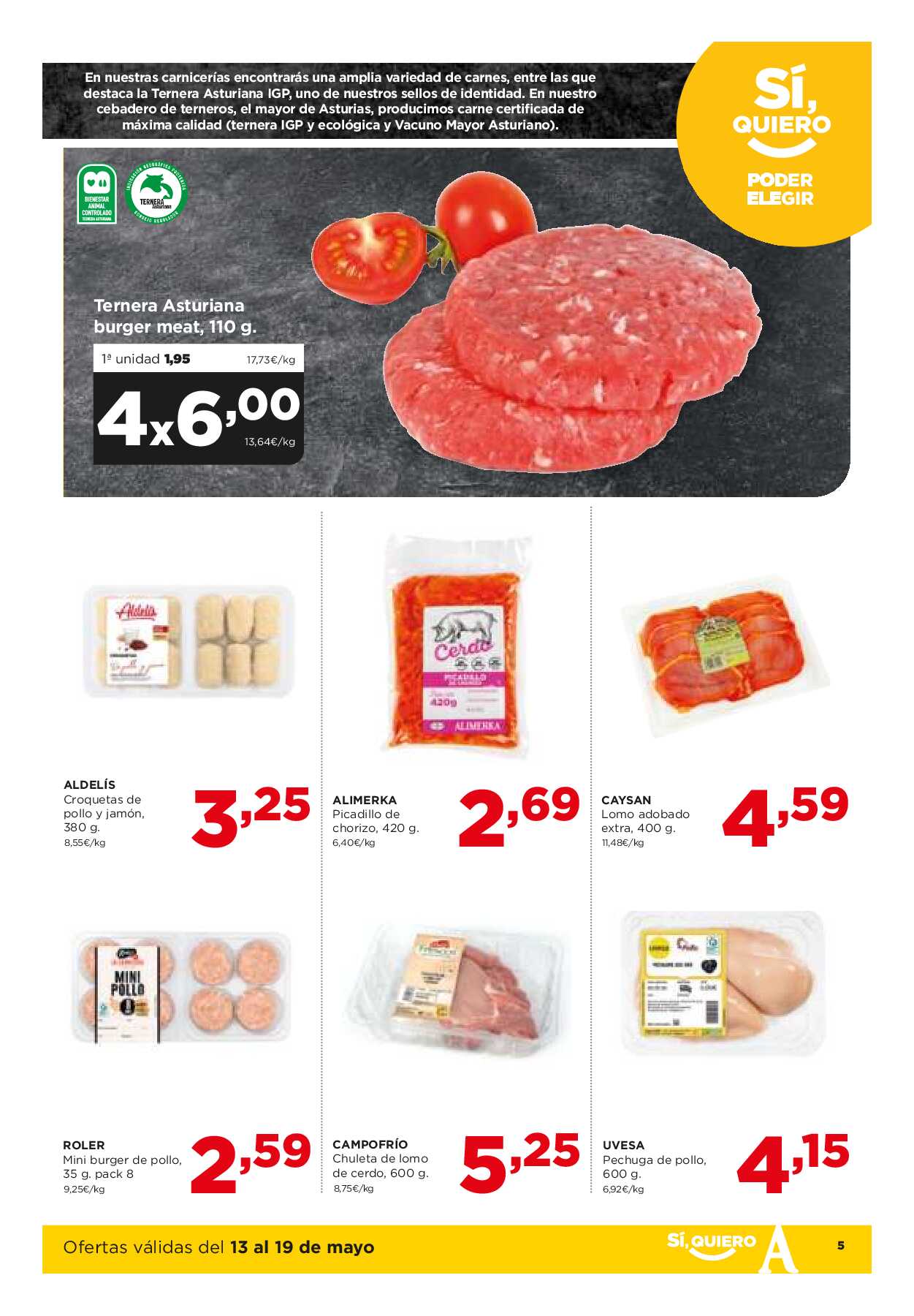 Folleto semanal Alimerka. Página 05