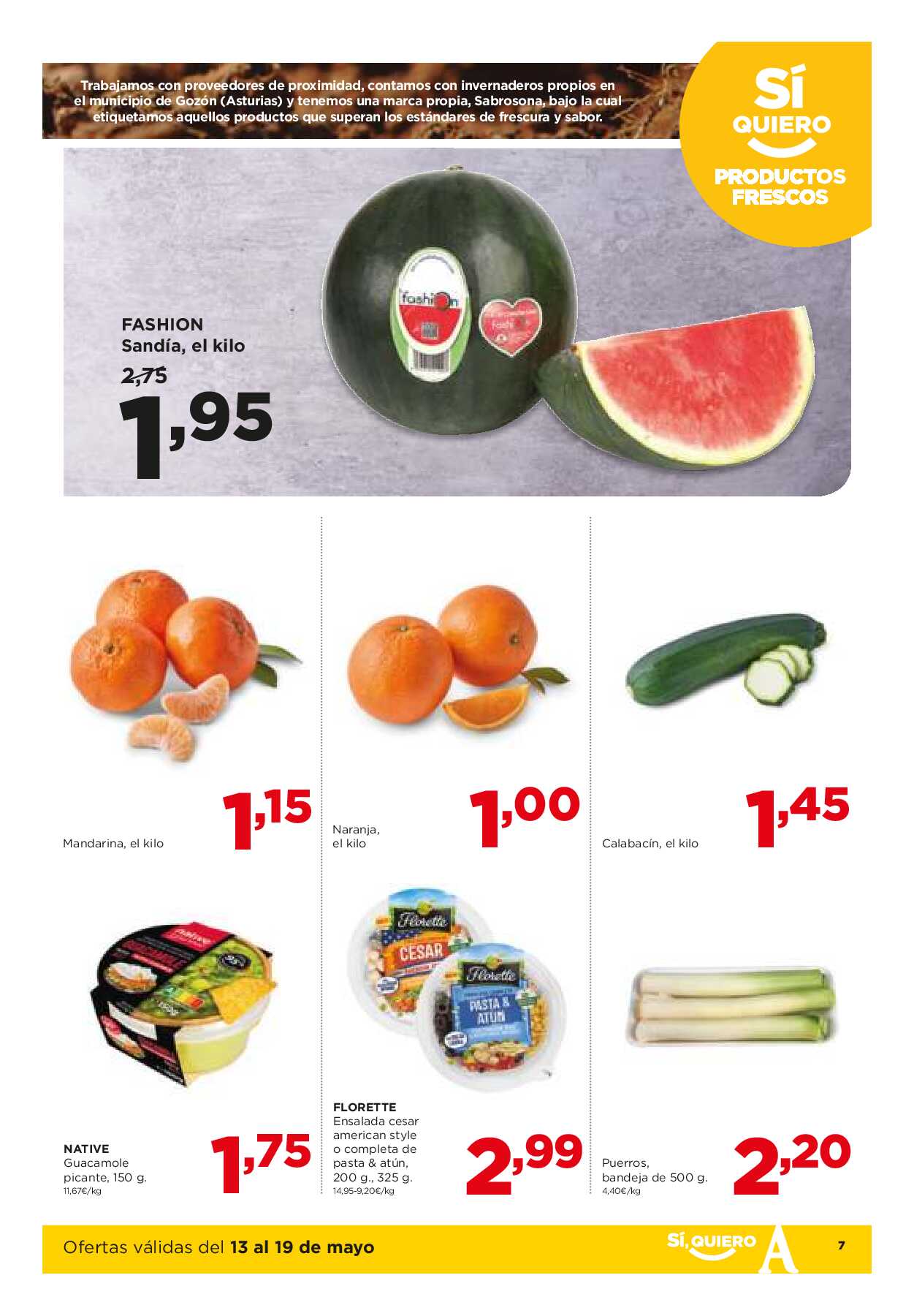 Folleto semanal Alimerka. Página 07