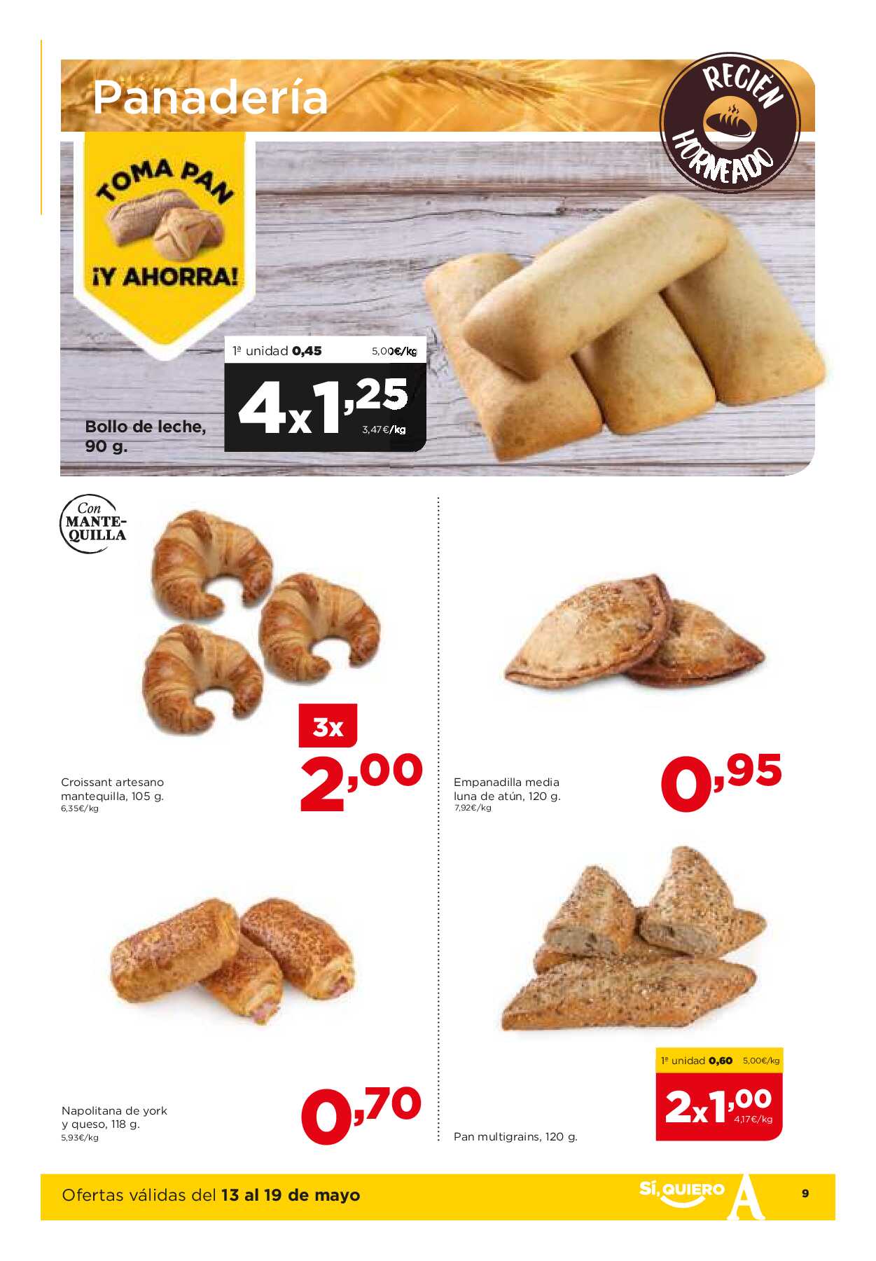 Folleto semanal Alimerka. Página 09