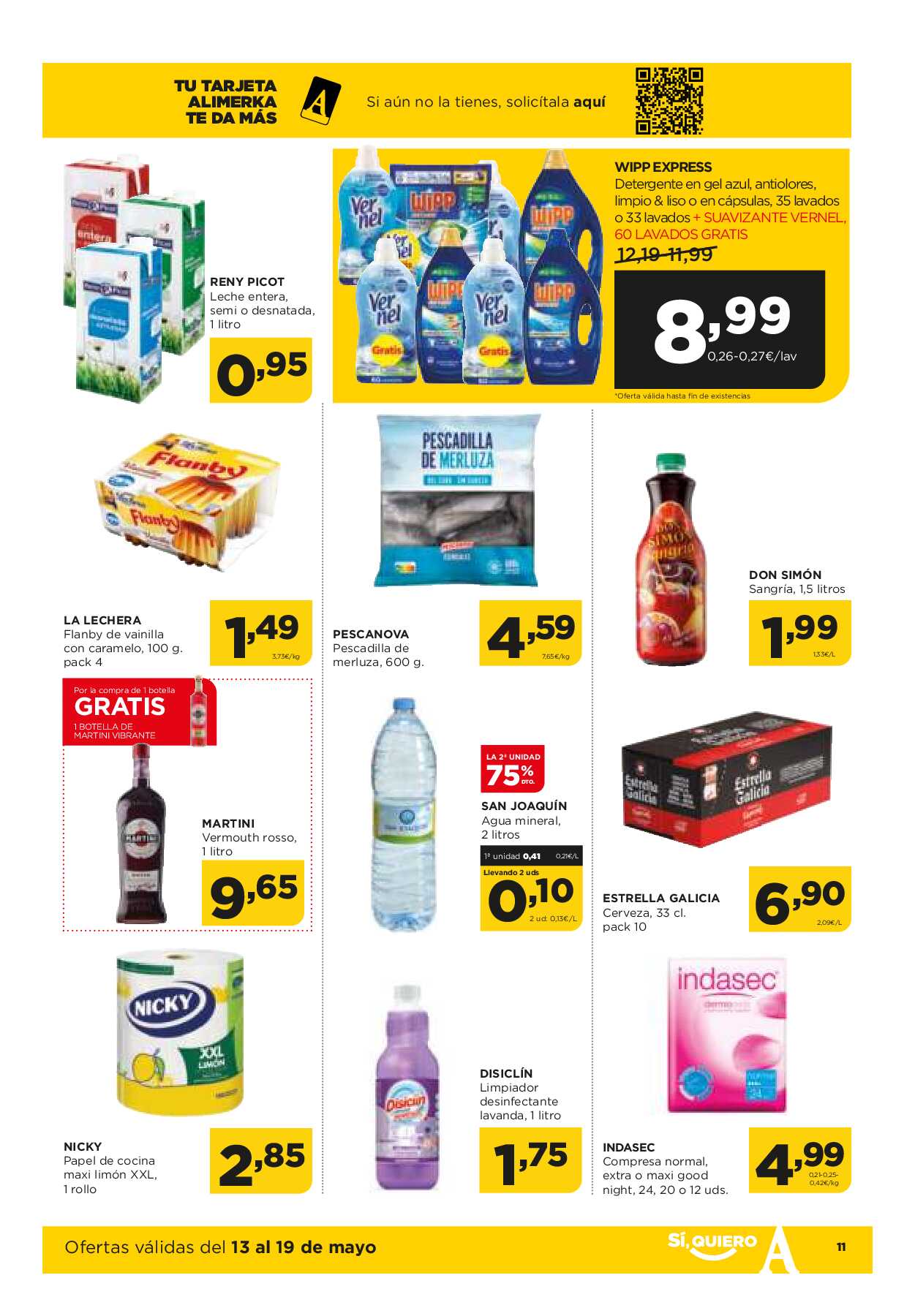 Folleto semanal Alimerka. Página 11
