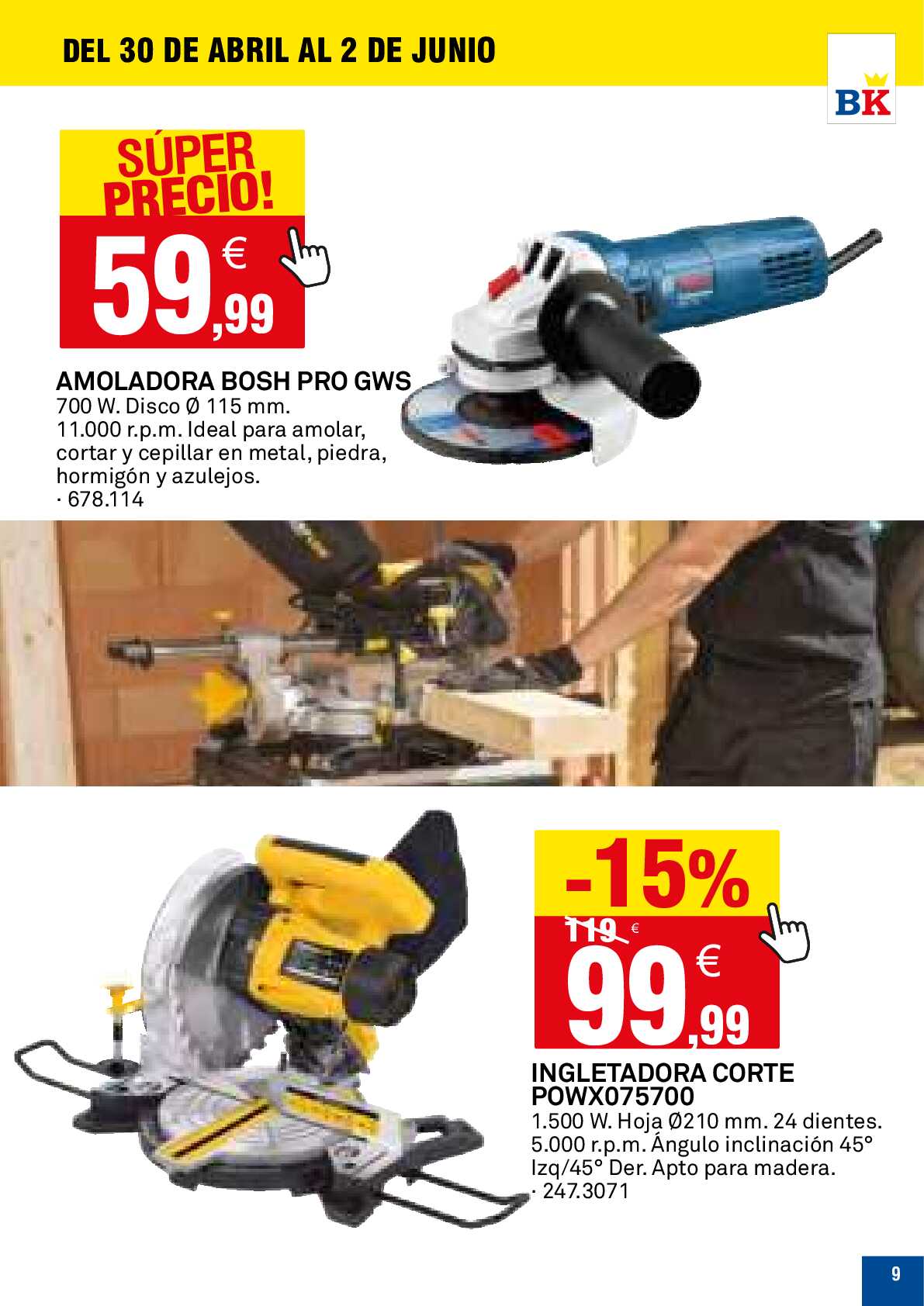 Ofertas de mayo Bricoking. Página 09