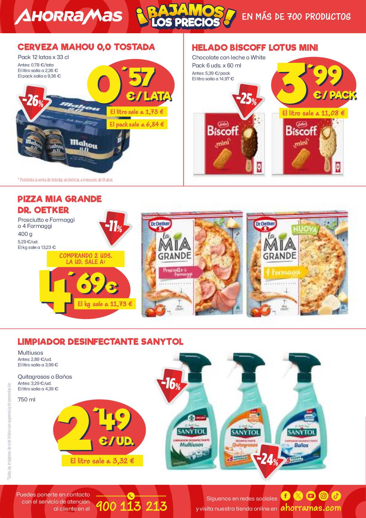 Bajamos los precios en más de 700 productos Ahorramas. Página 11
