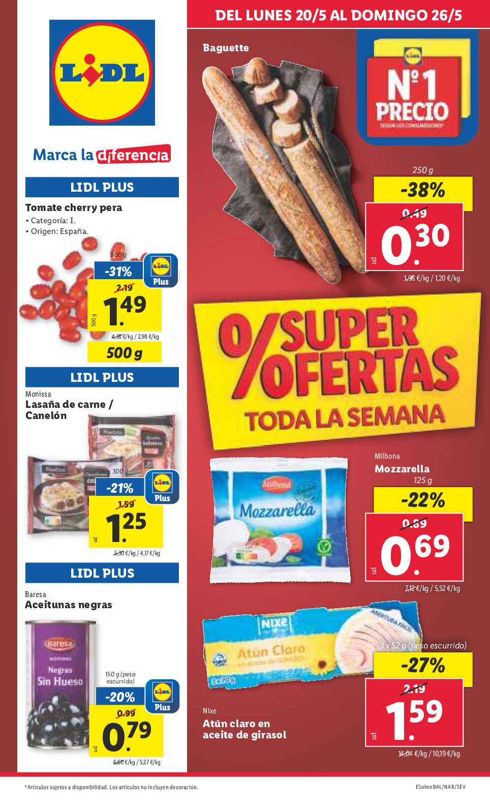 Ofertas semanales Lidl. Página 01