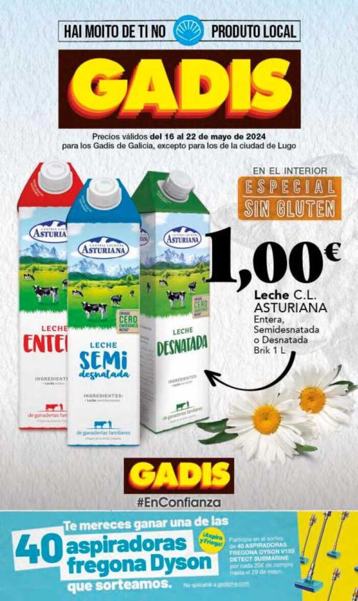 Ofertas semanales Gadis. Página de portada