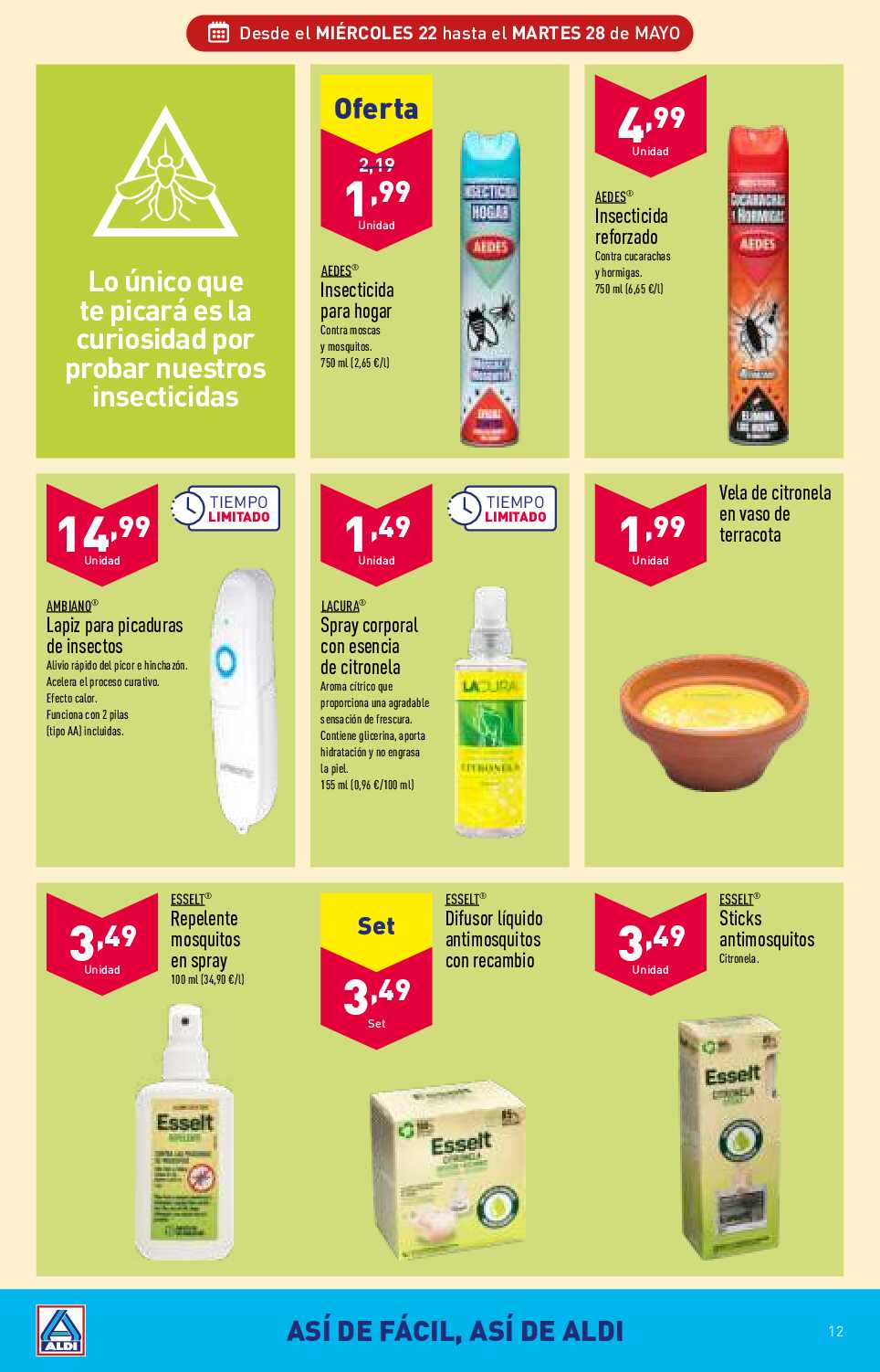 Ofertas semanales Aldi. Página 12