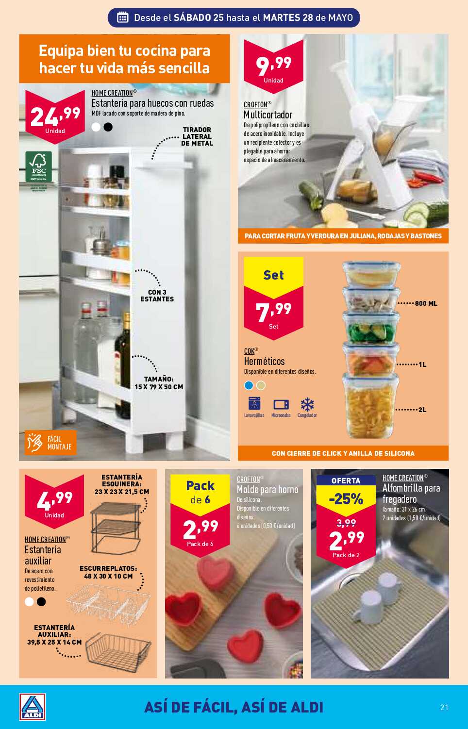 Ofertas semanales Aldi. Página 21