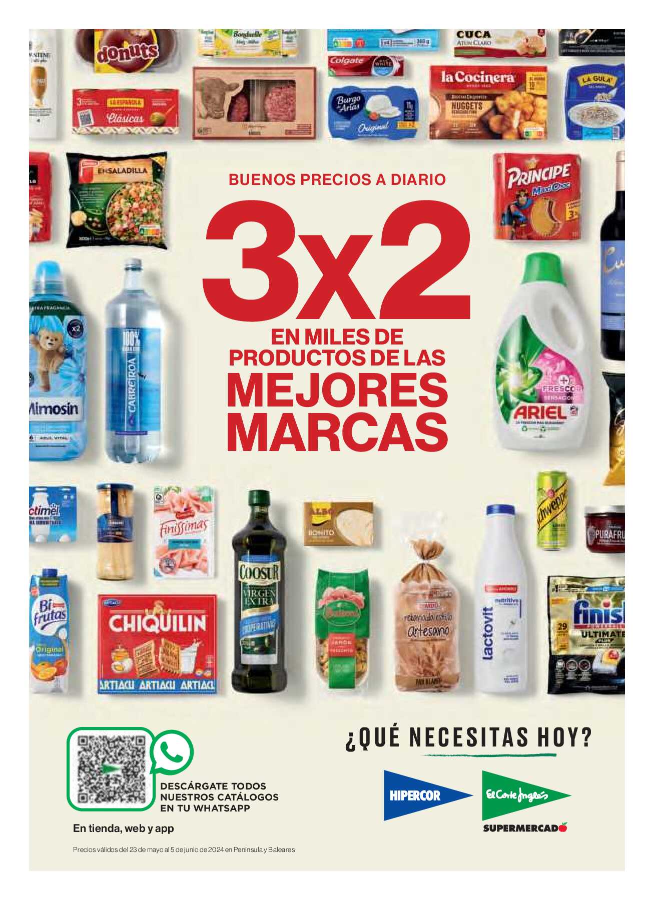 Catálogo ofertas 3x2 Hipercor. Página 01
