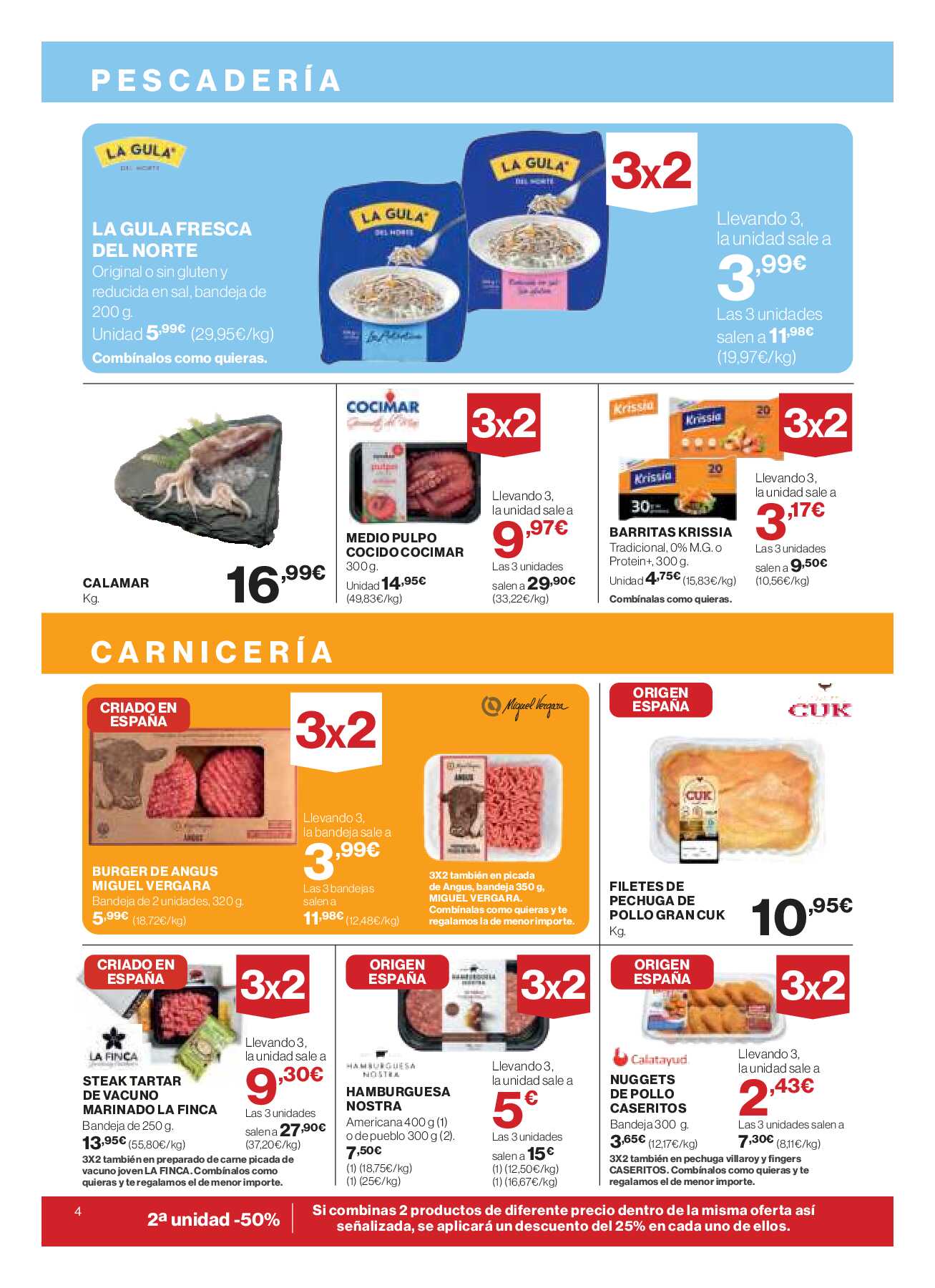 Catálogo ofertas 3x2 Hipercor. Página 04