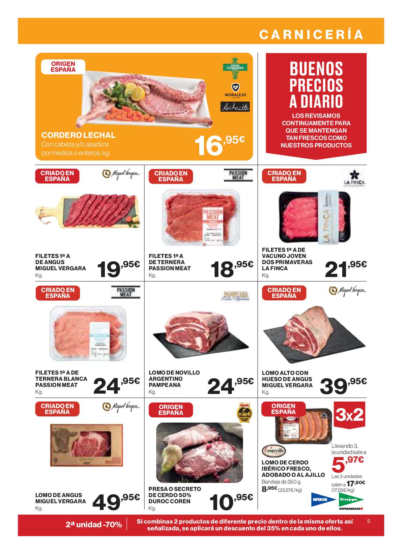 Catálogo ofertas 3x2 Hipercor. Página 05