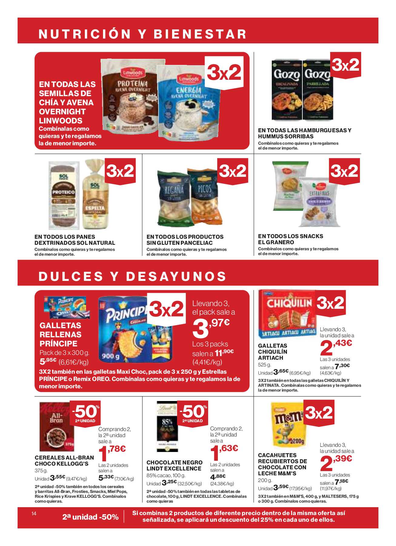 Catálogo ofertas 3x2 Hipercor. Página 14