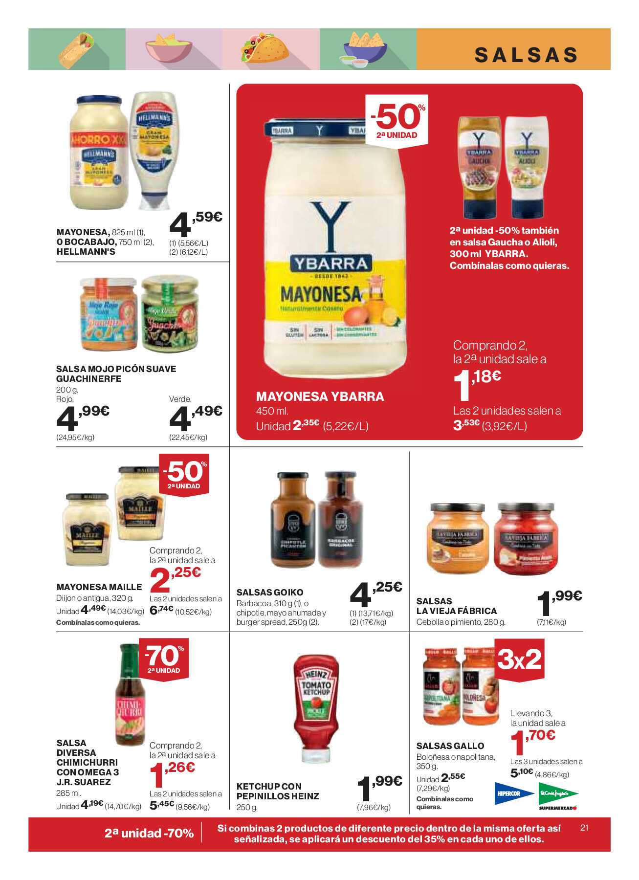 Catálogo ofertas 3x2 Hipercor. Página 23