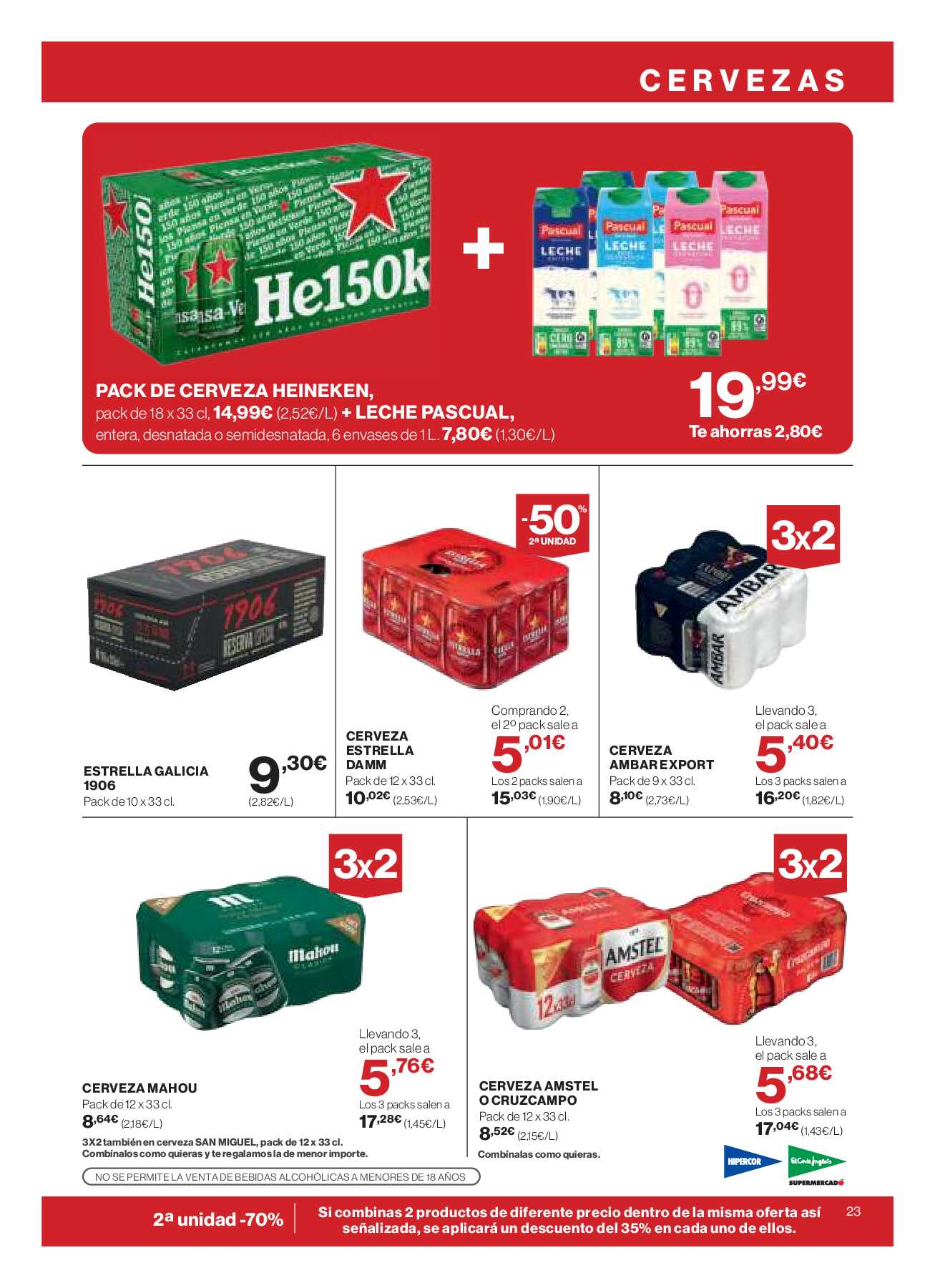 Catálogo ofertas 3x2 Hipercor. Página 25