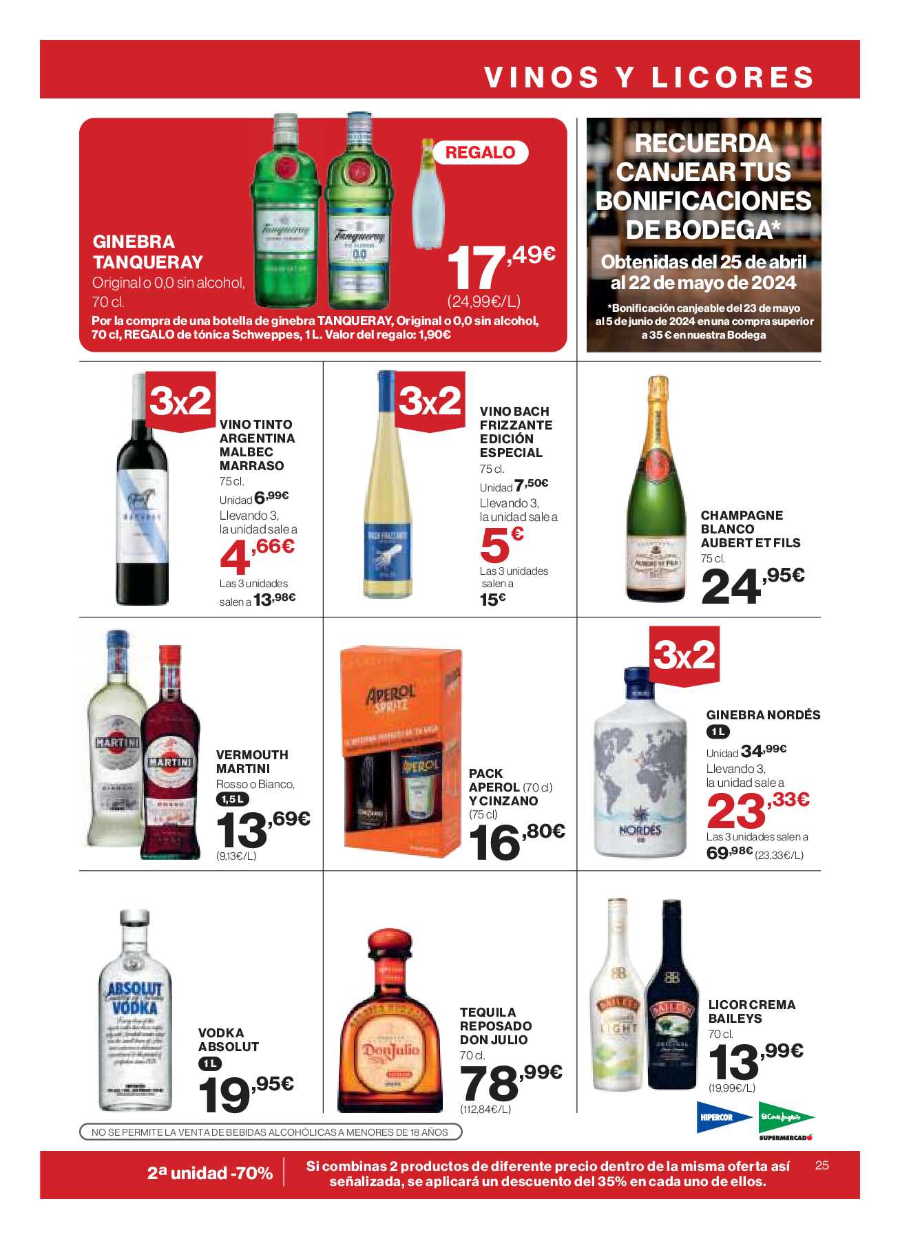 Catálogo ofertas 3x2 Hipercor. Página 27