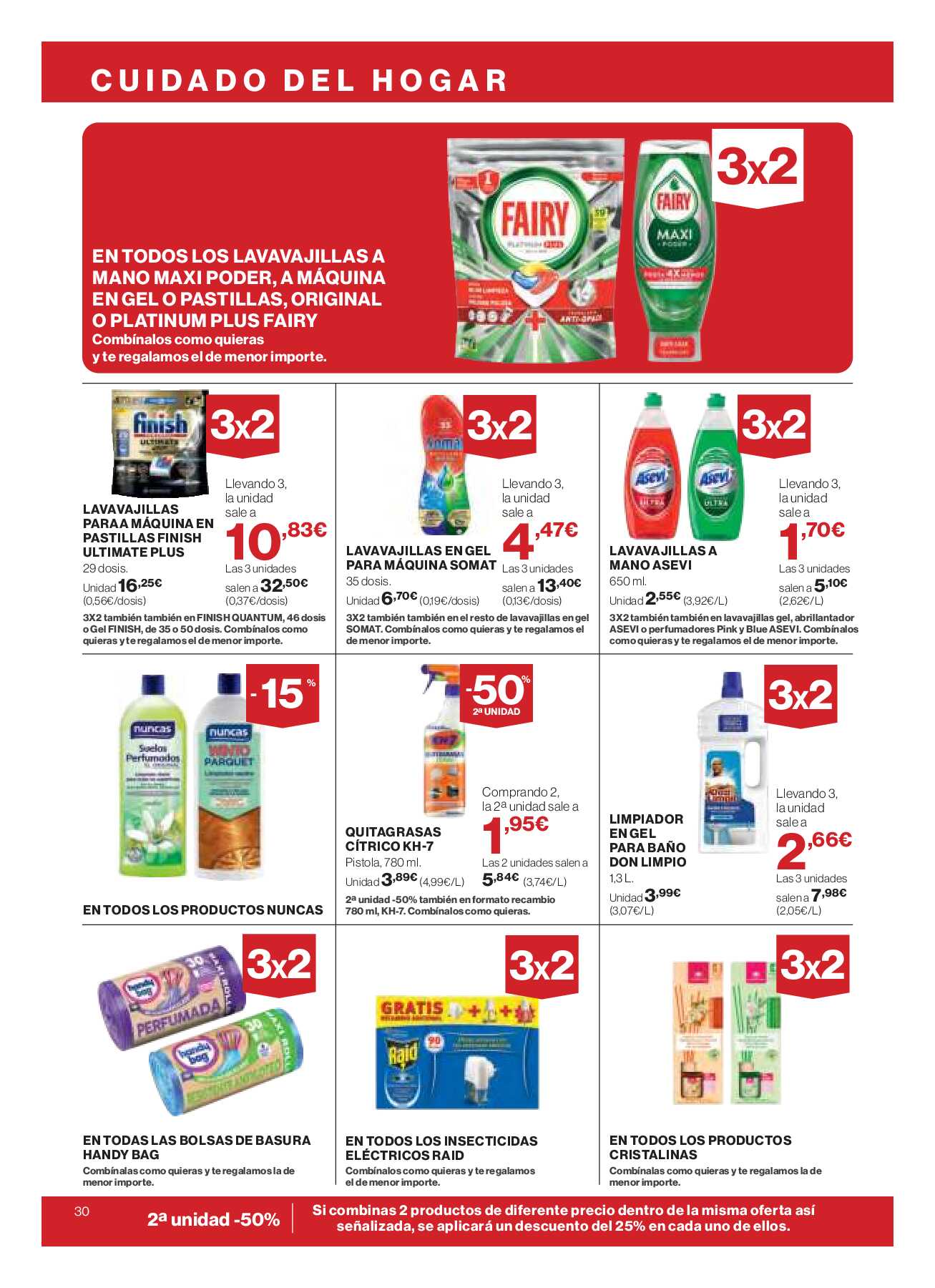 Catálogo ofertas 3x2 Hipercor. Página 32