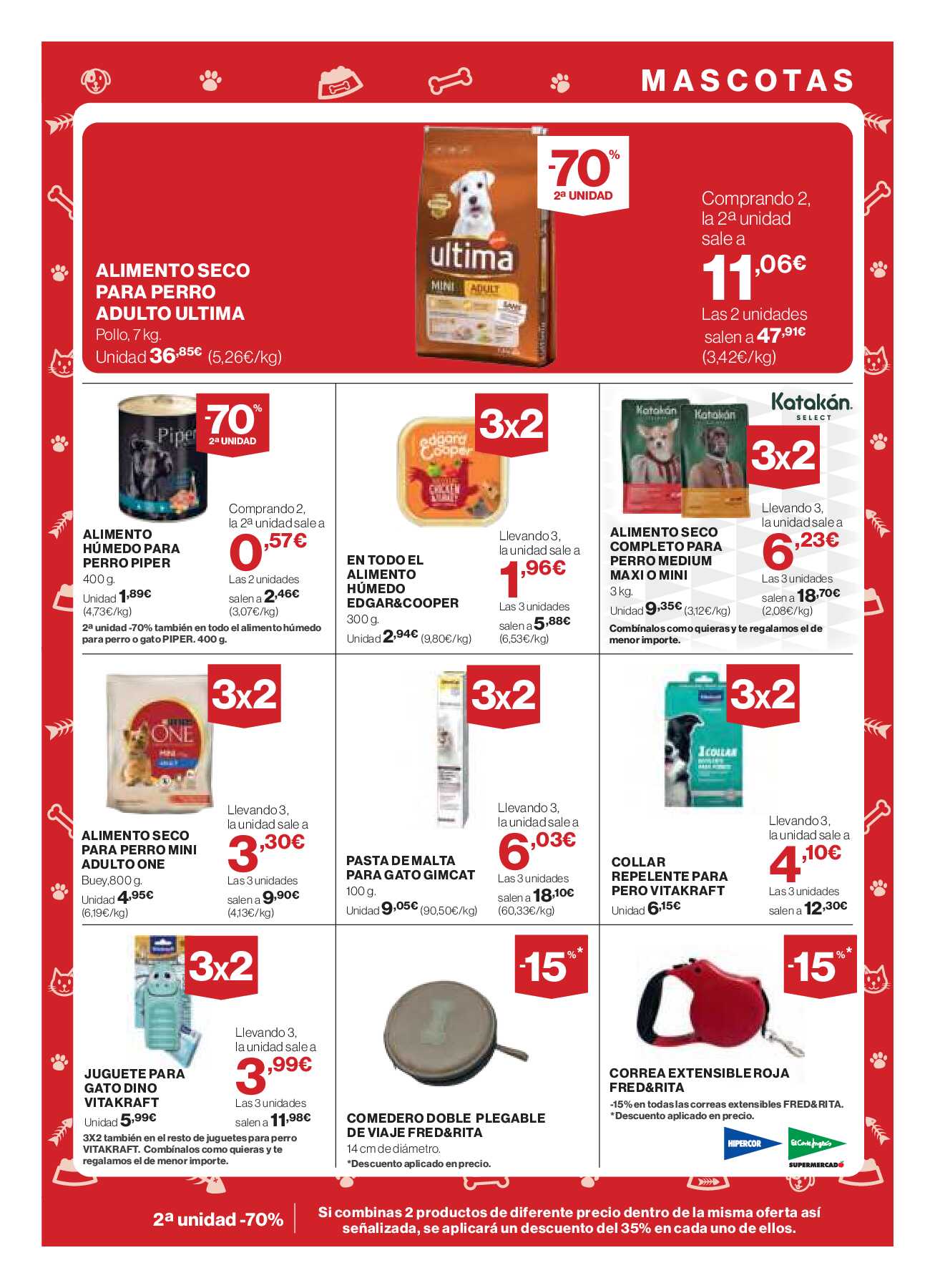 Catálogo ofertas 3x2 Hipercor. Página 36