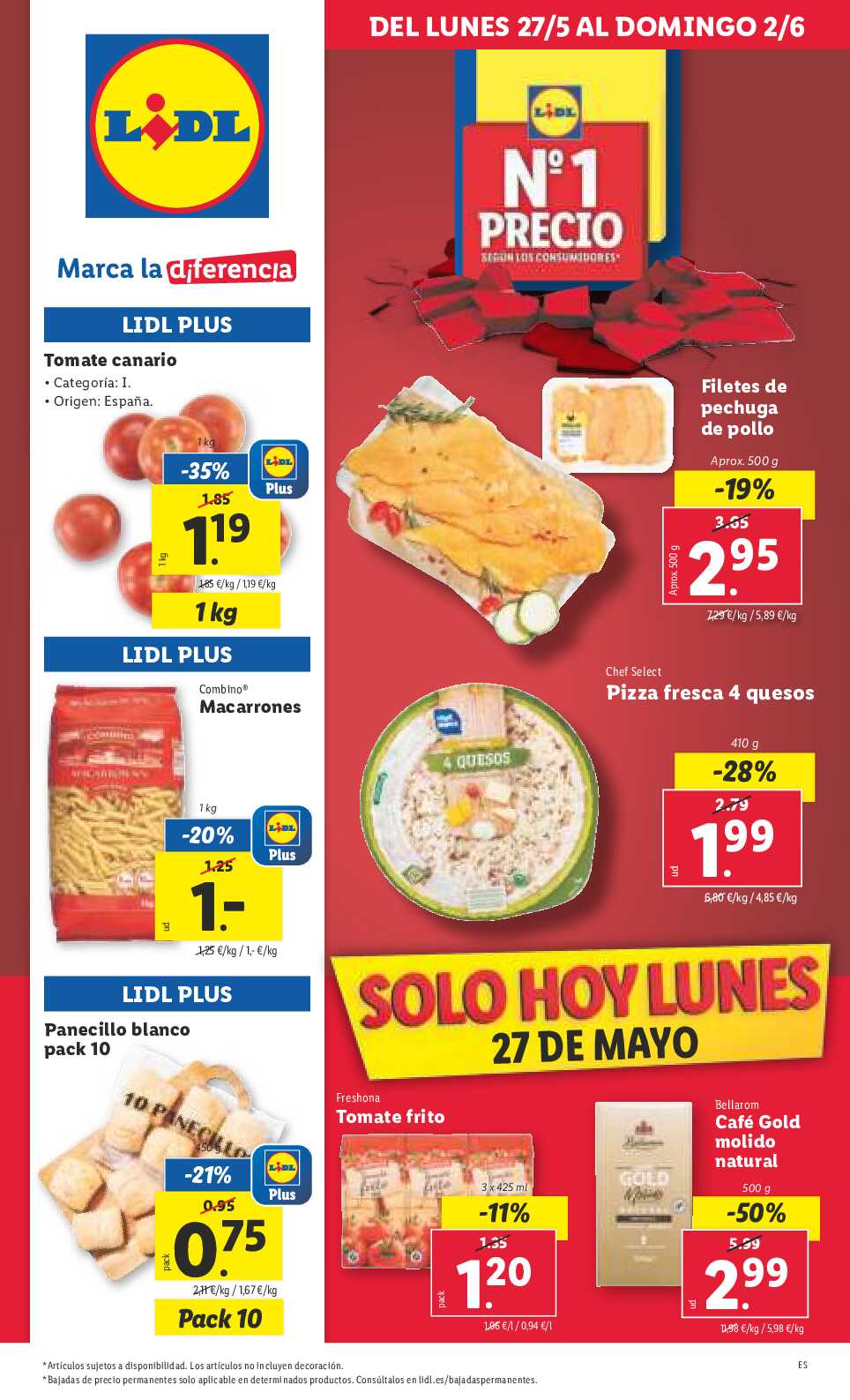 Catálogo semanal Lidl. Página 01