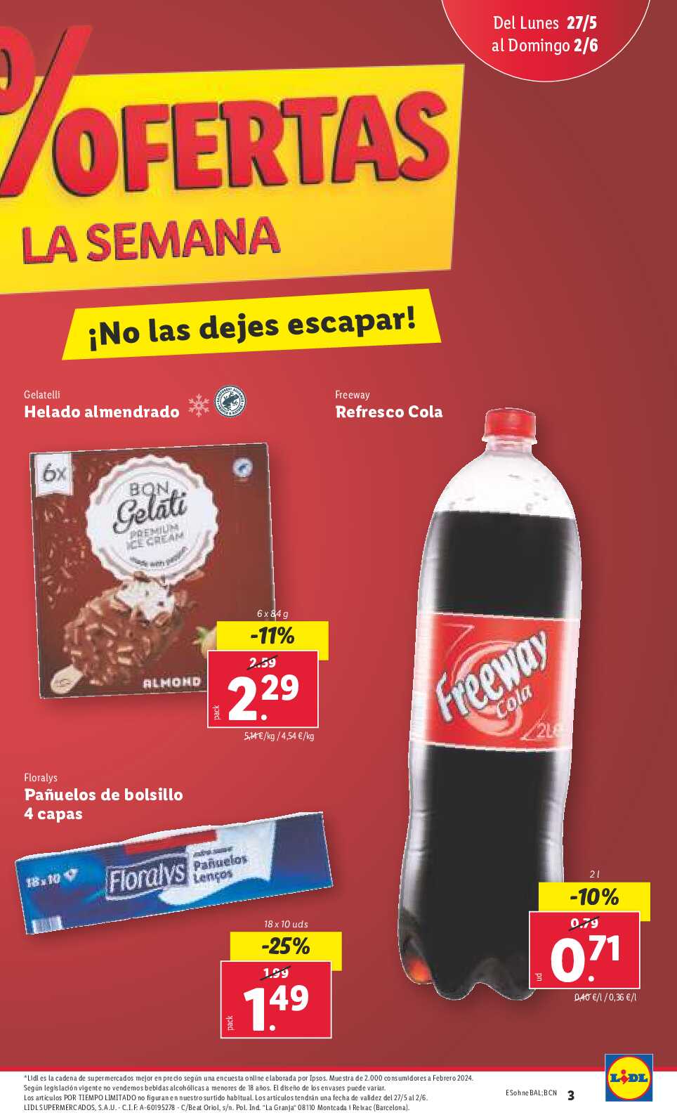 Catálogo semanal Lidl. Página 03
