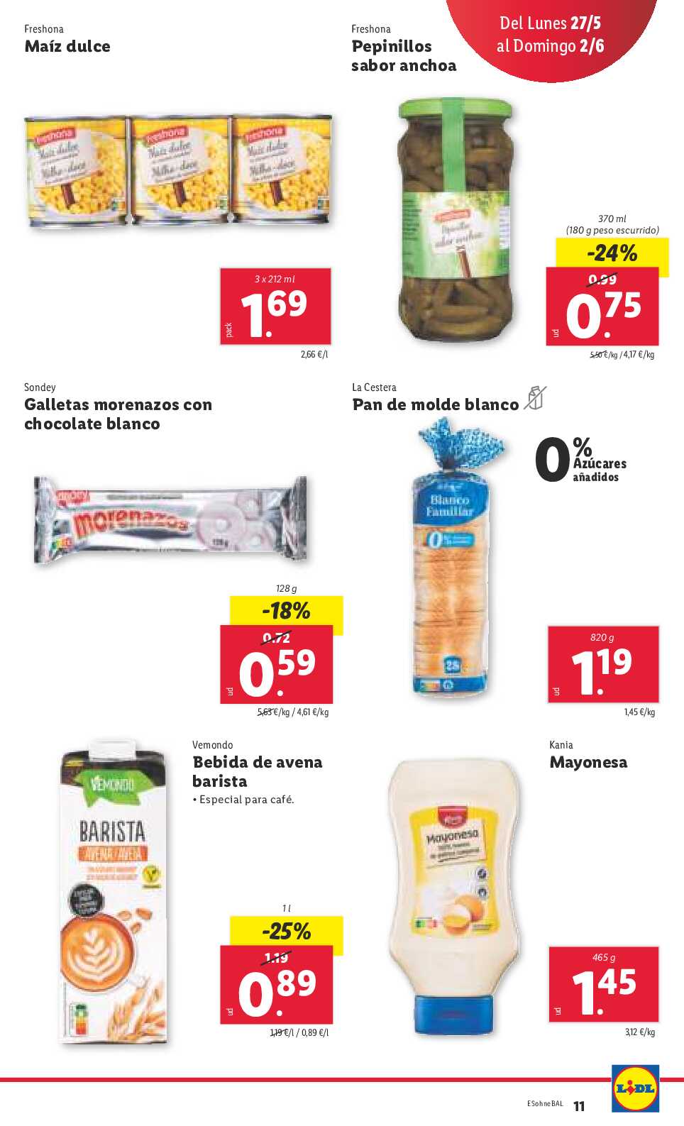 Catálogo semanal Lidl. Página 11