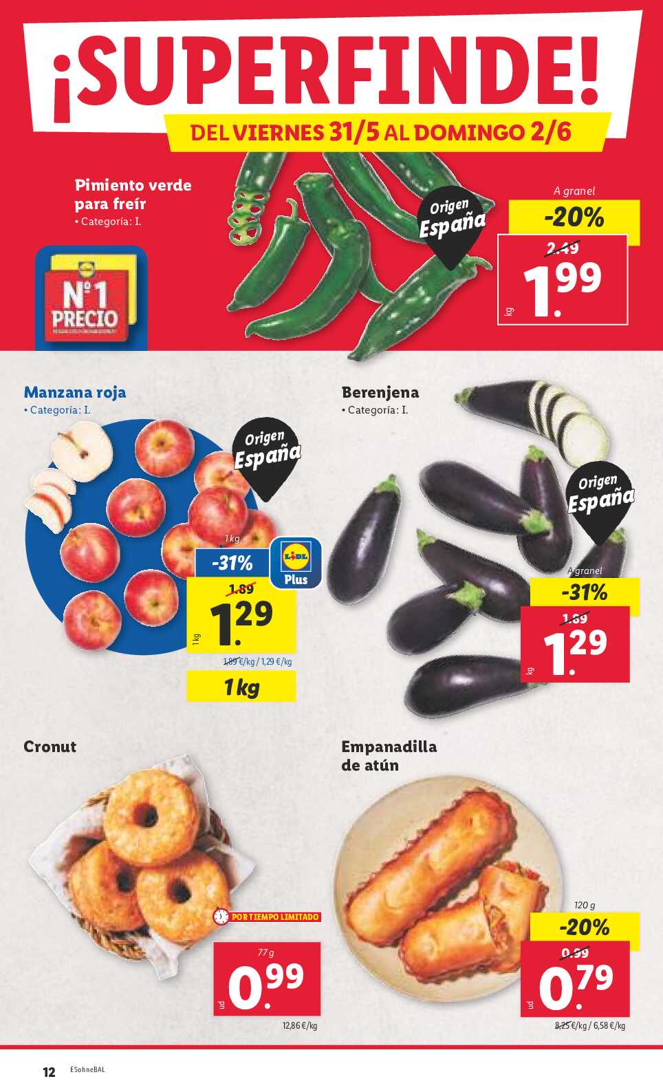 Catálogo semanal Lidl. Página 12