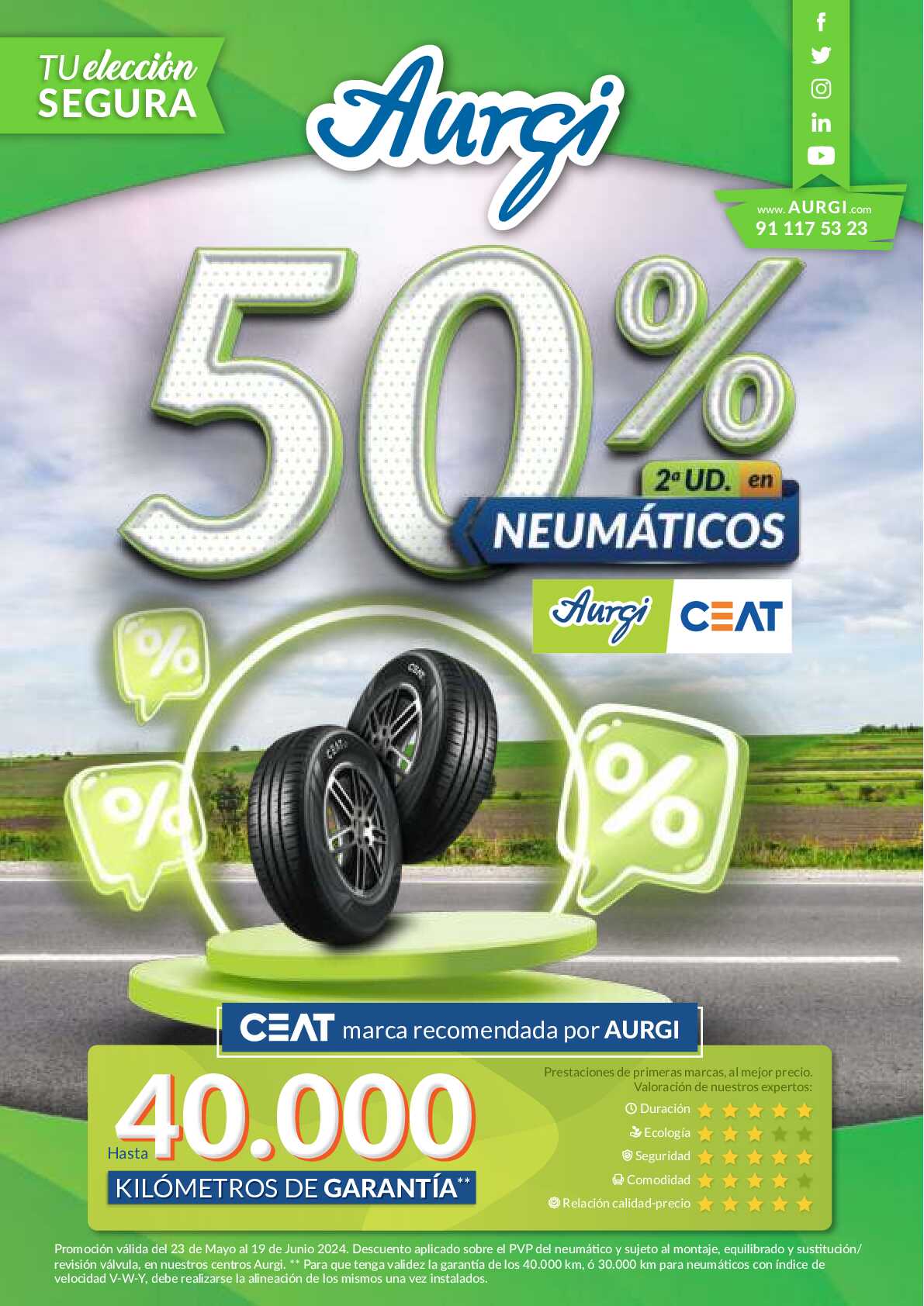 Catálogo de ofertas mensuales Aurgi. Página 01