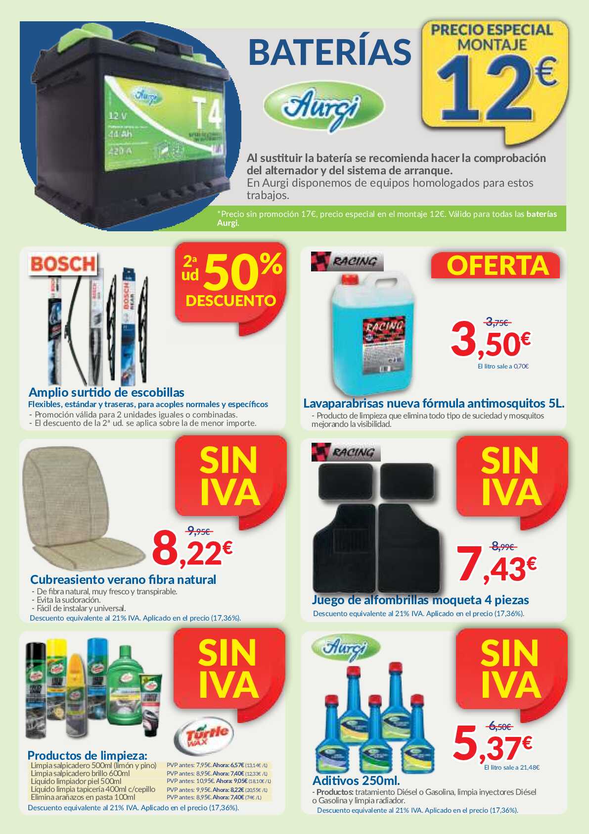 Catálogo de ofertas mensuales Aurgi. Página 02