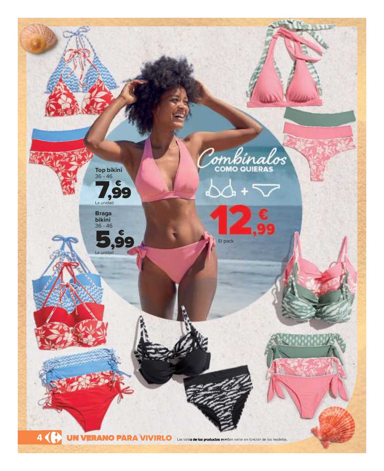 Catálogo de baño: un verano para vivirlo Carrefour. Página 04